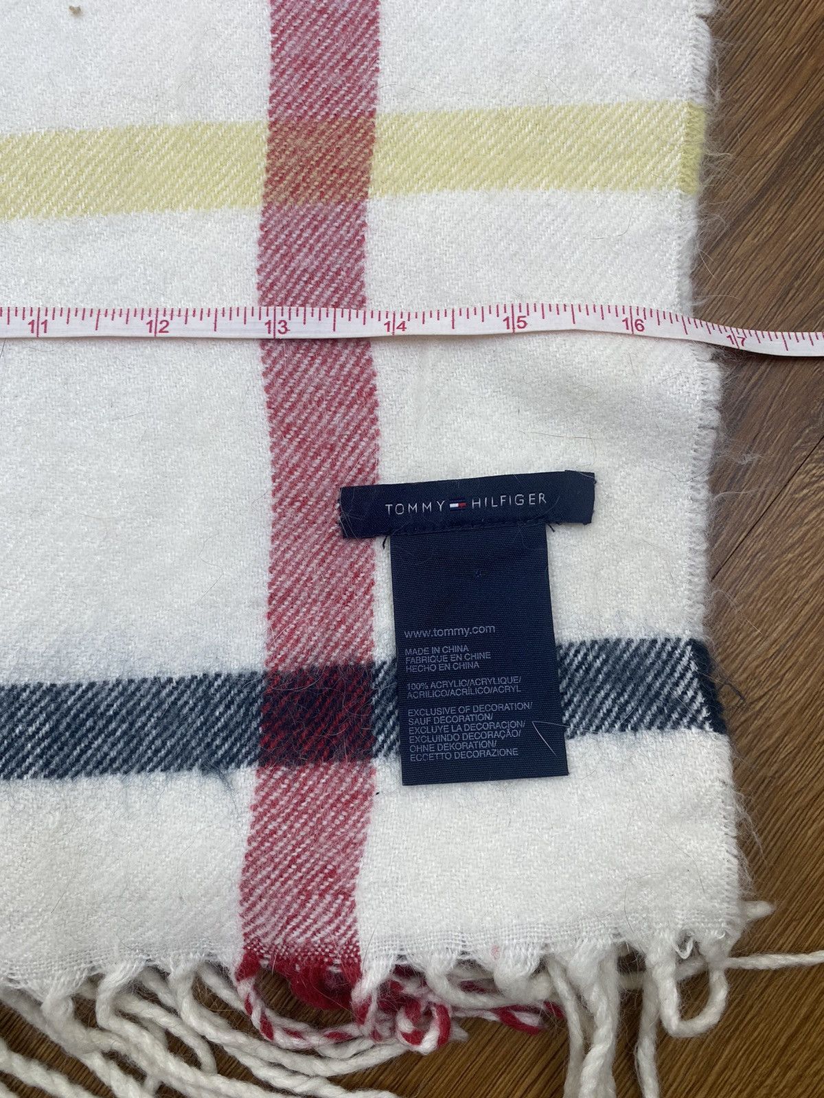 Tommy Hilfiger Tommy Hilfiger Winter Scarf Muffler Size ONE SIZE - 6 Thumbnail