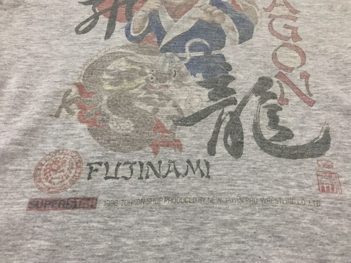 WCW/nWo Vintage 1996 Tatsumi Fujinami “The Dragon” NJPW Tshirt Size US L / EU 52-54 / 3 - 4 Thumbnail