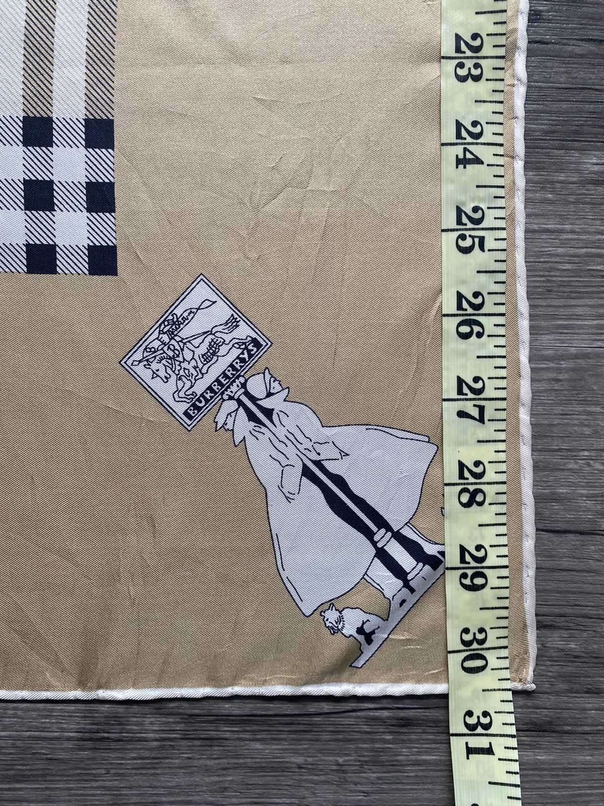Burberry Vintage Burberry Brown Silk Scarf Nova Check Size ONE SIZE - 4 Thumbnail