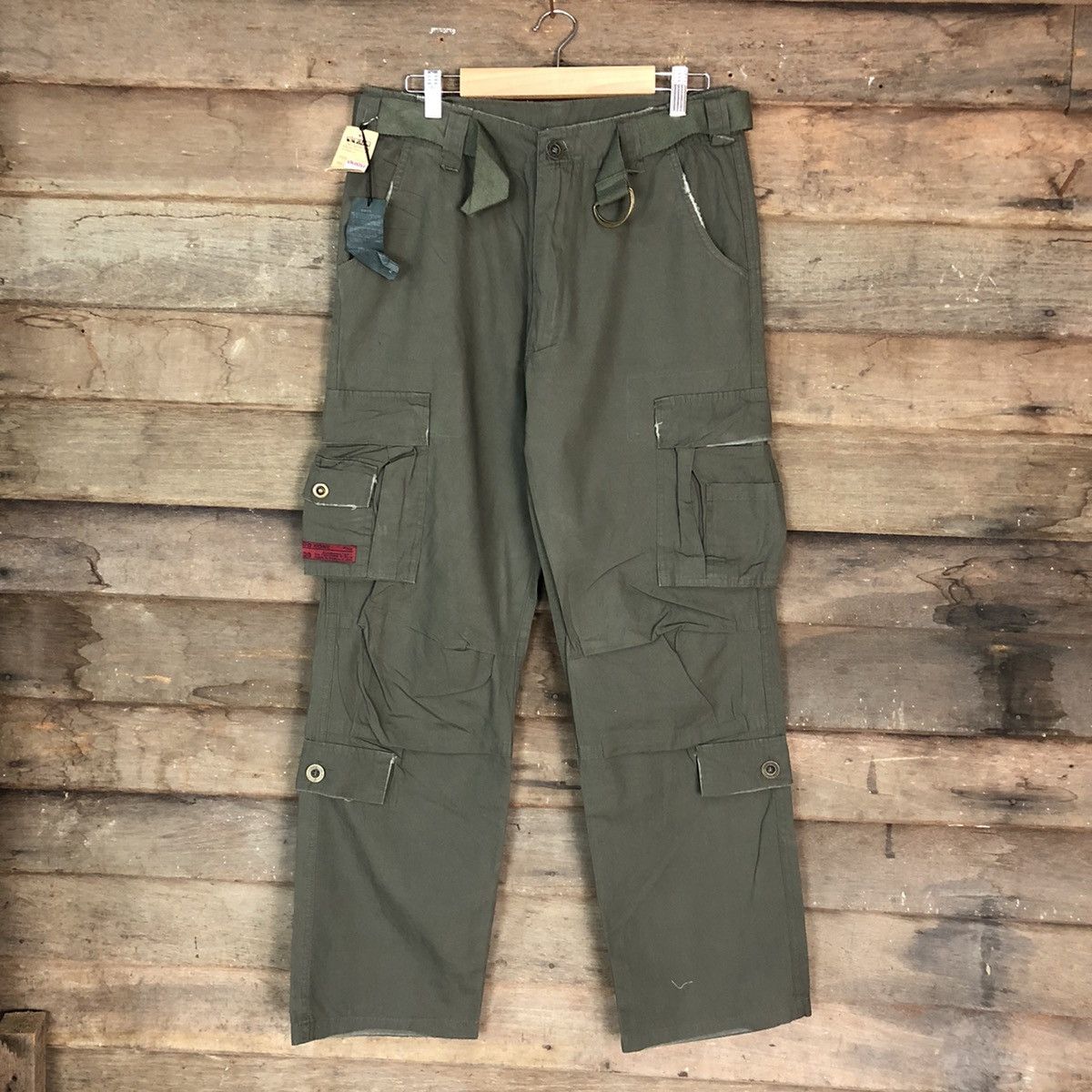 Japanese Brand Rare Design Cargo Multipocket Pants #867