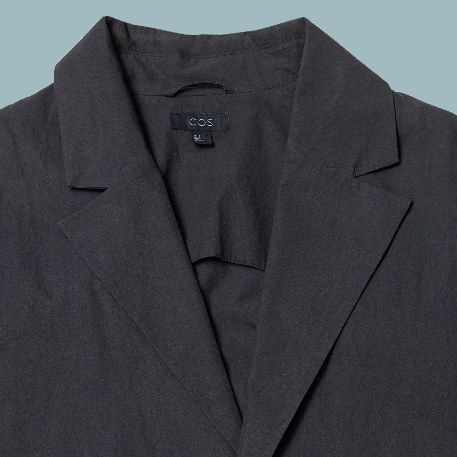 Cos COS Light Long Blazer Gray 'Like New' Fits oversized Size US XL / EU 56 / 4 - 2 Thumbnail