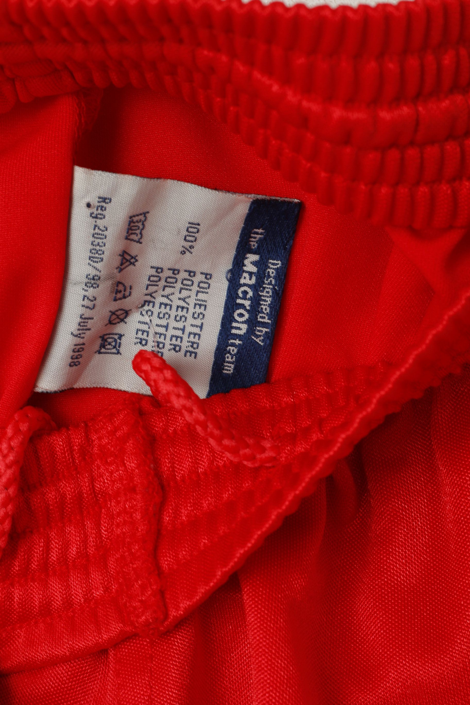 Macron Macron Men XL Shorts Red Sportswear Professional 6756 Size US 40 / EU 56 - 3 Thumbnail