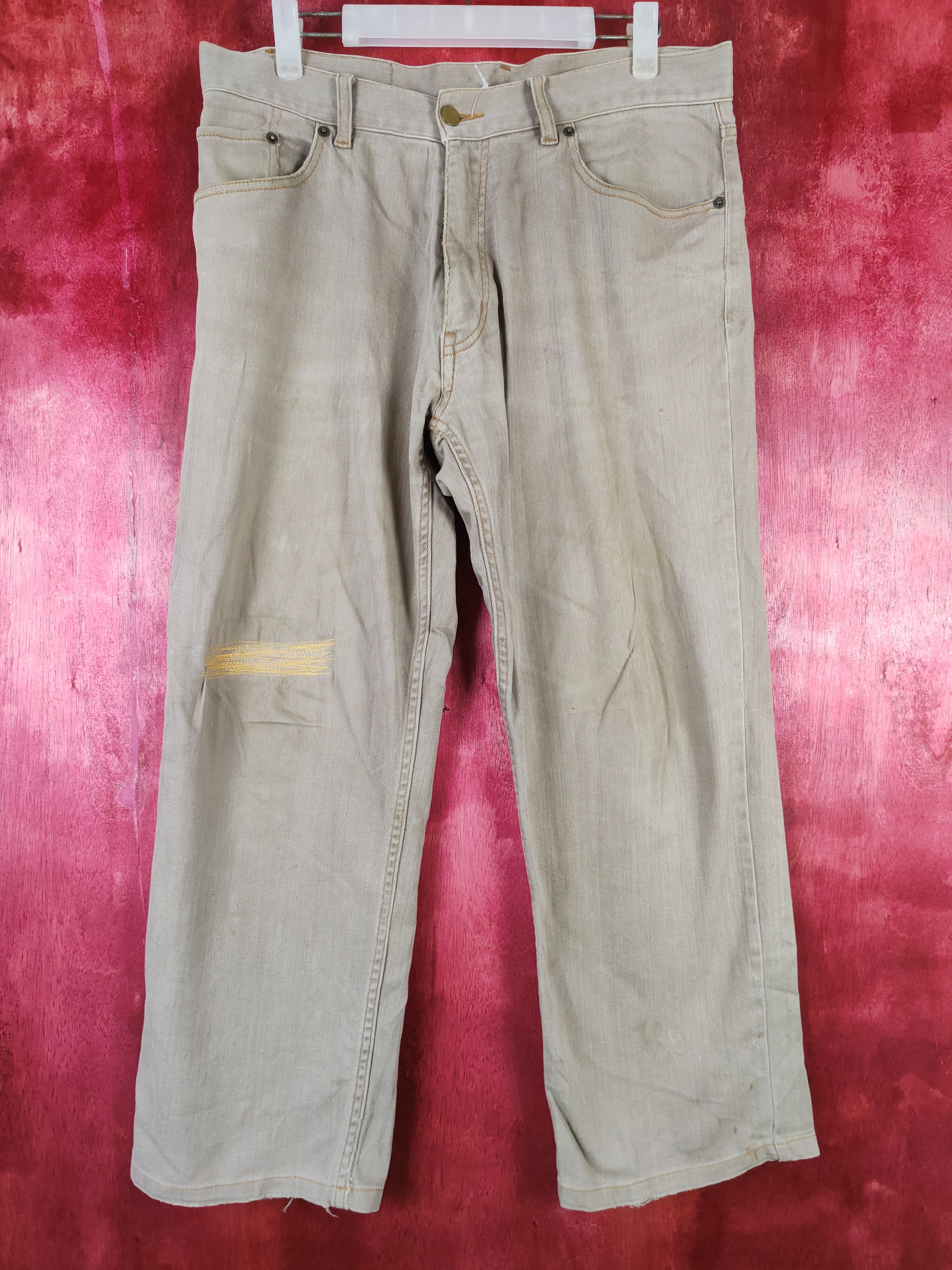 Golden Bear Brown vintage worn distressed pants #4679
