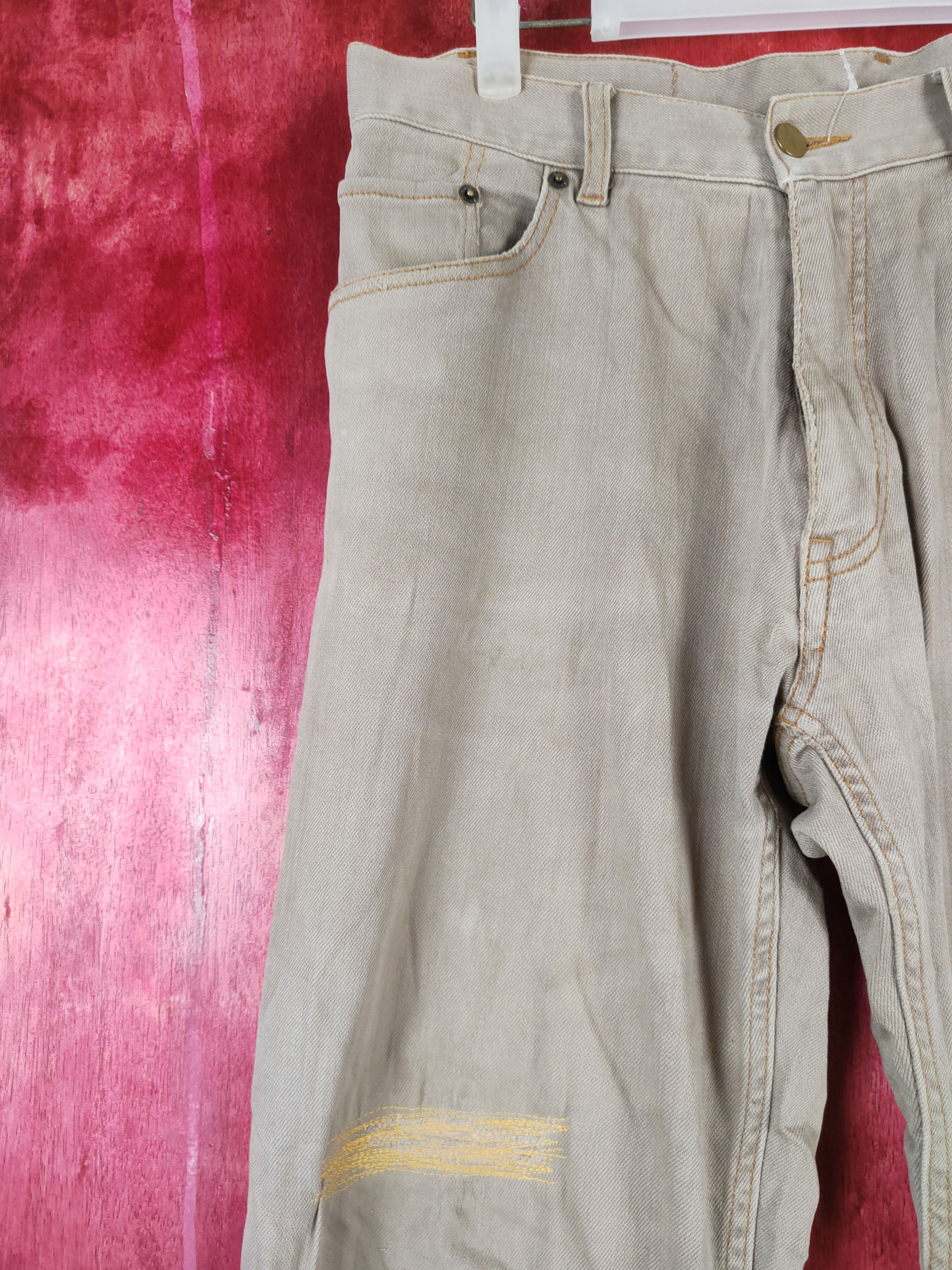Golden Bear × Japanese Brand Golden Bear Brown vintage worn distressed pants #4679 Size US 31 - 3 Thumbnail