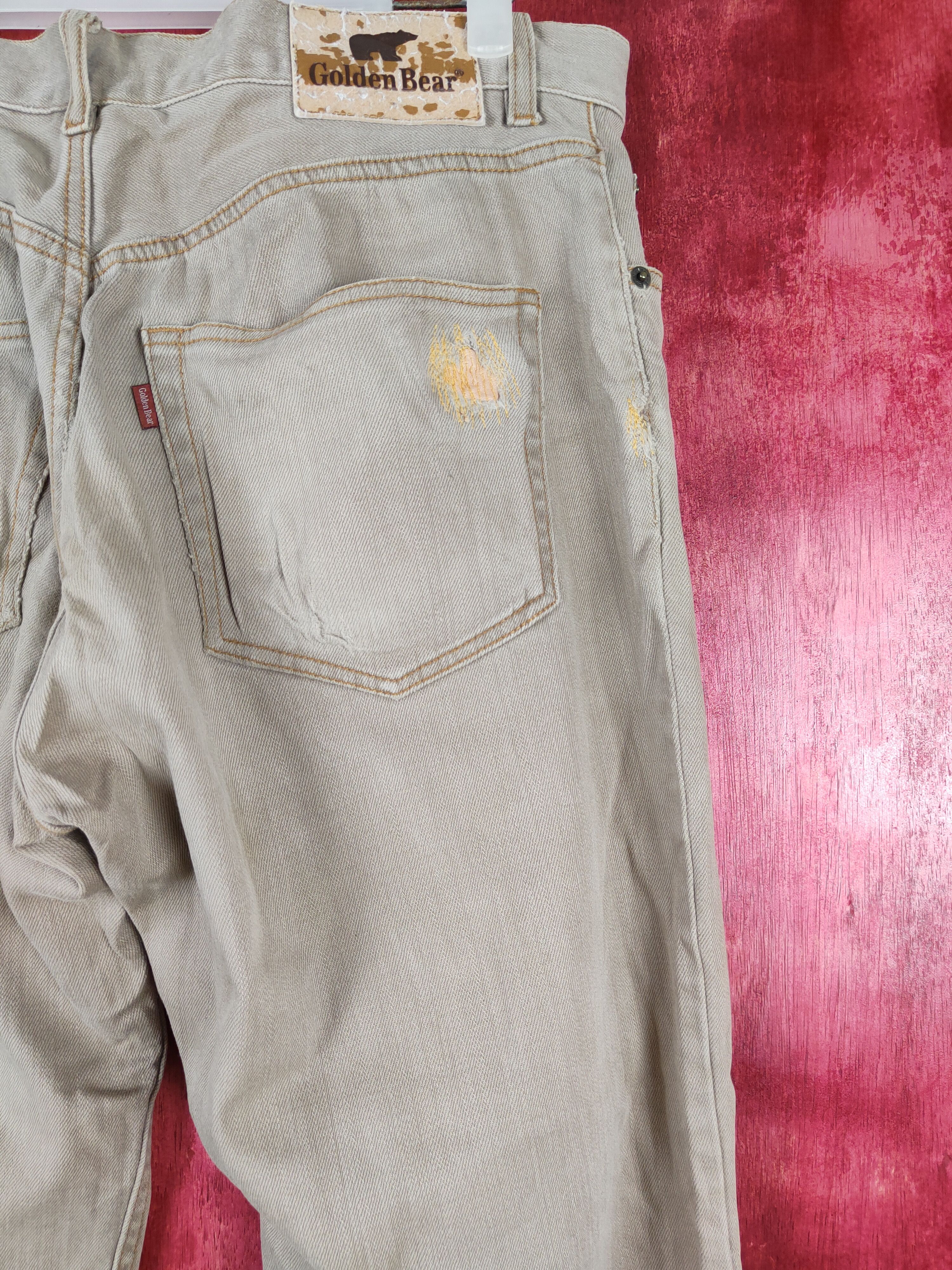 Golden Bear × Japanese Brand Golden Bear Brown vintage worn distressed pants #4679 Size US 31 - 10 Thumbnail