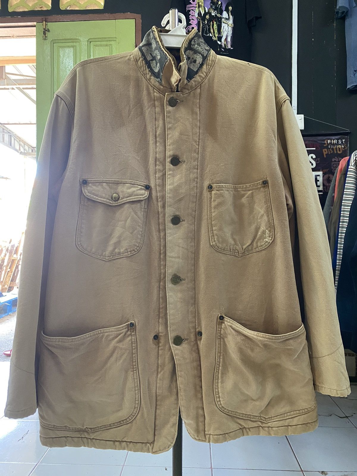 Blue Blue Japan × Japanese Brand × Vintage Vintage x BlueBlue X Workwear Jacket x Japanese Brand Size US L / EU 52-54 / 3 - 1 Thumbnail