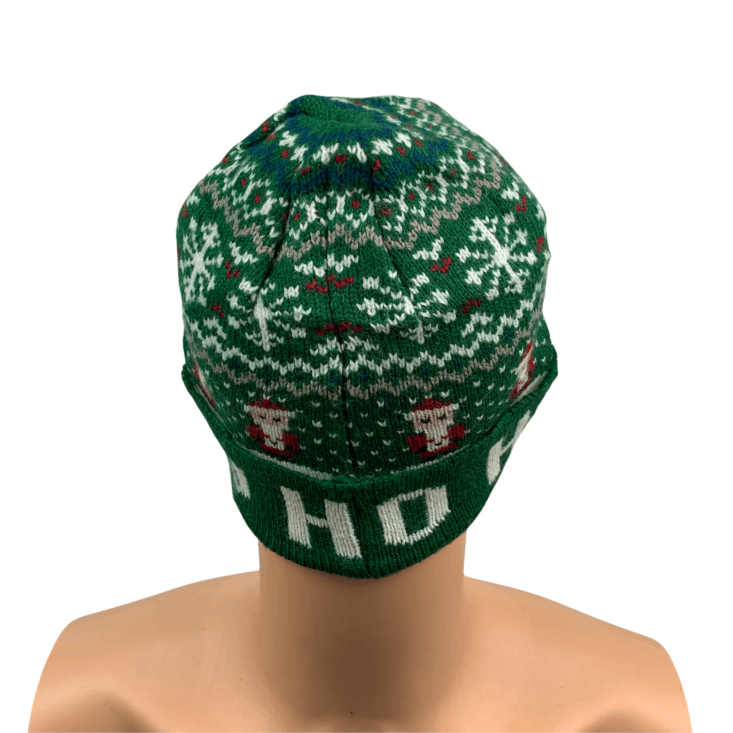 Captain Santors Ho Ho Merry Christmas Captain Santa Beanie /Snow Hat #116-E Size ONE SIZE - 4 Thumbnail