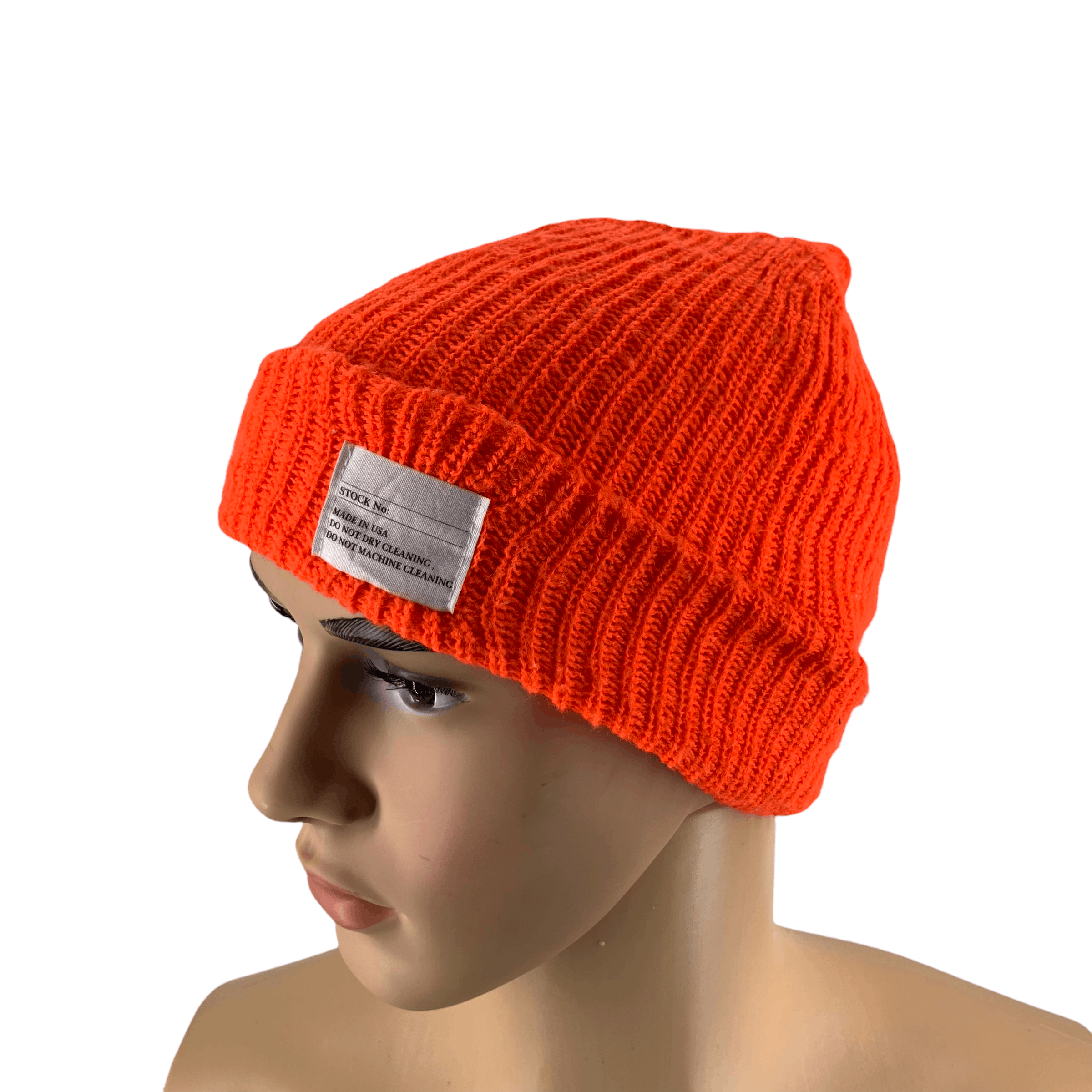 RAGEBLUE 6 Rageblue Patches Made in USA Orange Beanie #47-B Size ONE SIZE - 2 Thumbnail