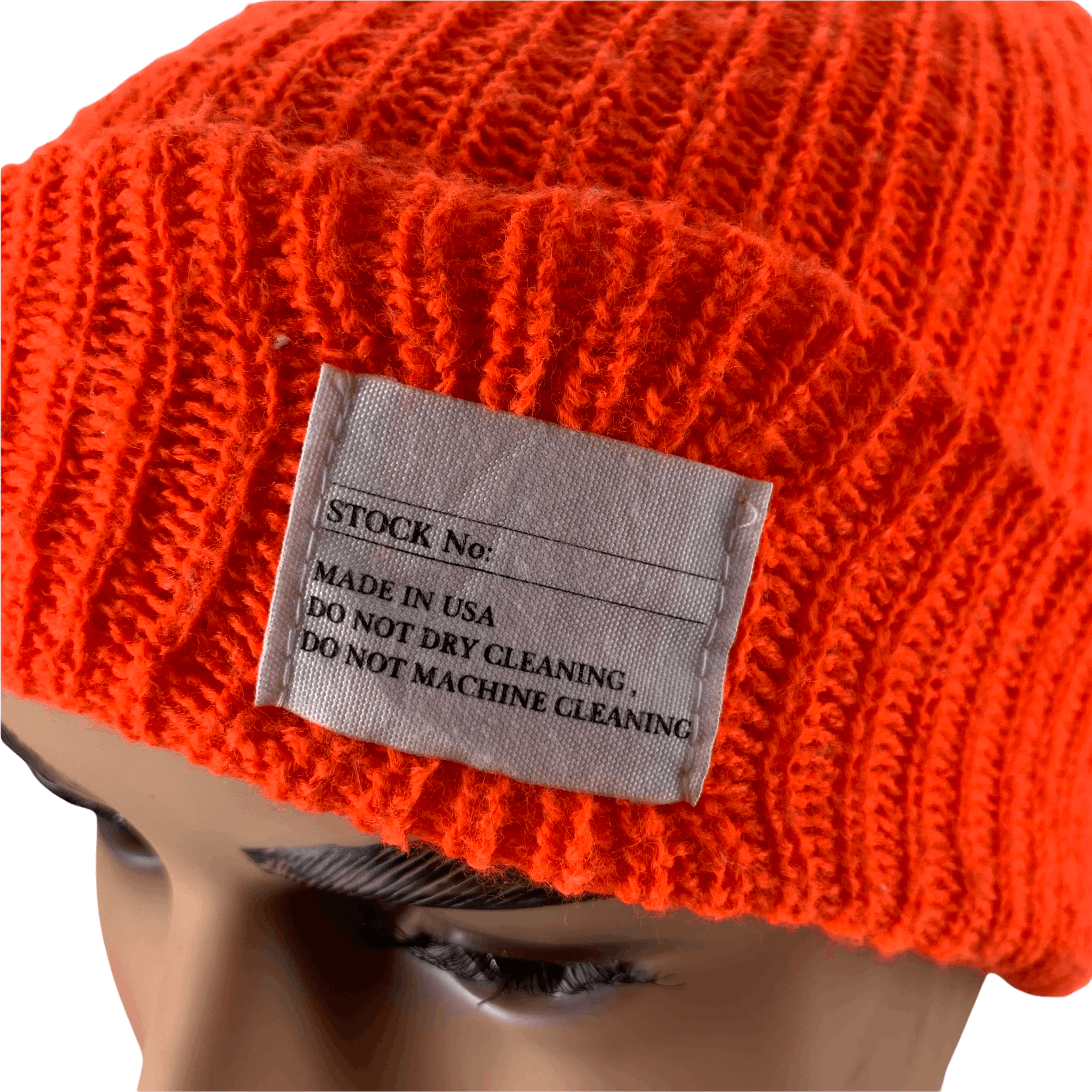 RAGEBLUE 6 Rageblue Patches Made in USA Orange Beanie #47-B Size ONE SIZE - 3 Thumbnail