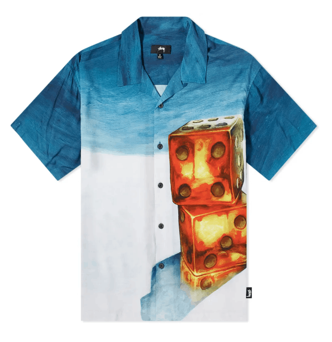 Stussy STUSSY DICE PAINTING SHIRT Size US L / EU 52-54 / 3 - 17 Thumbnail