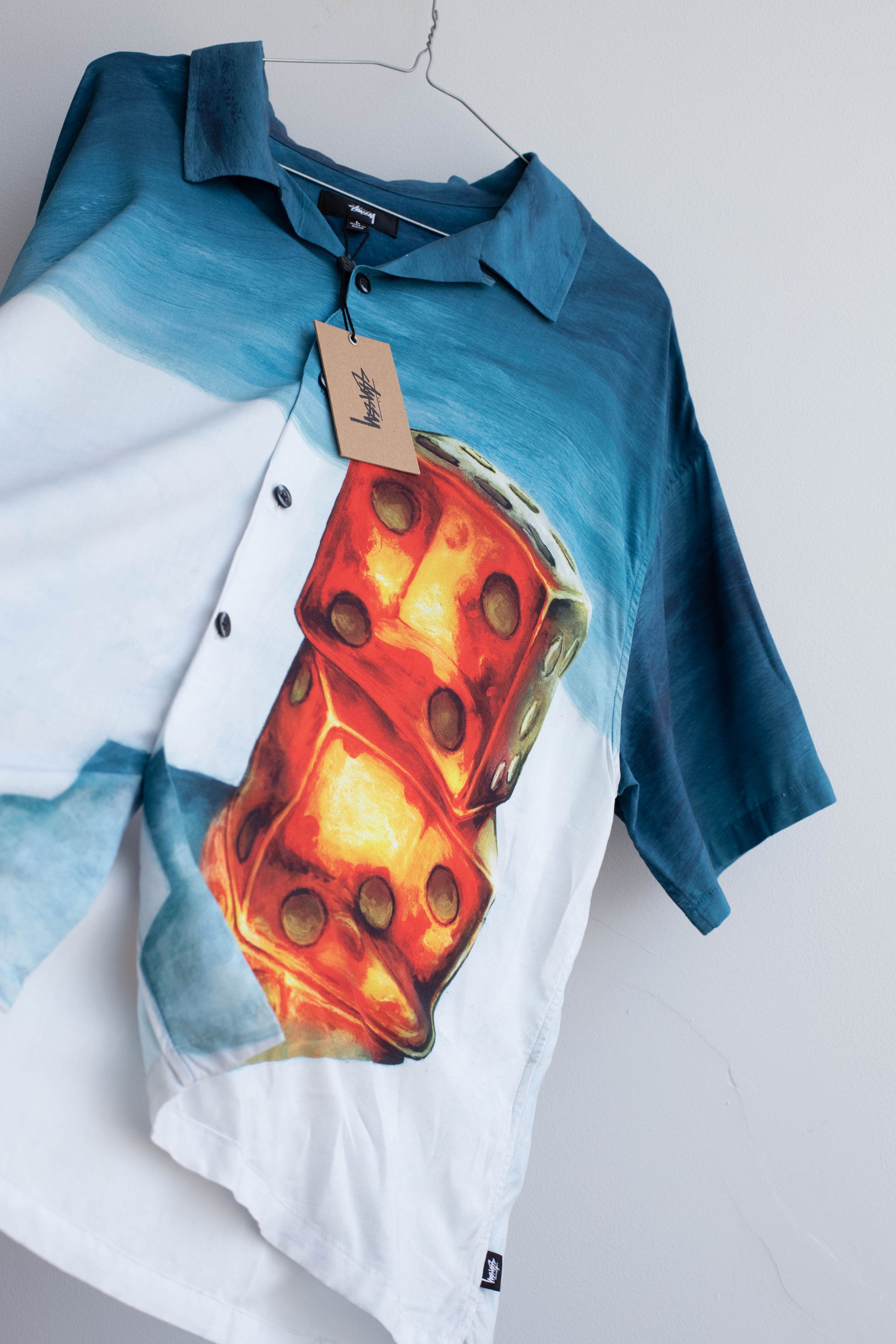 Stussy STUSSY DICE PAINTING SHIRT Size US L / EU 52-54 / 3 - 7 Thumbnail