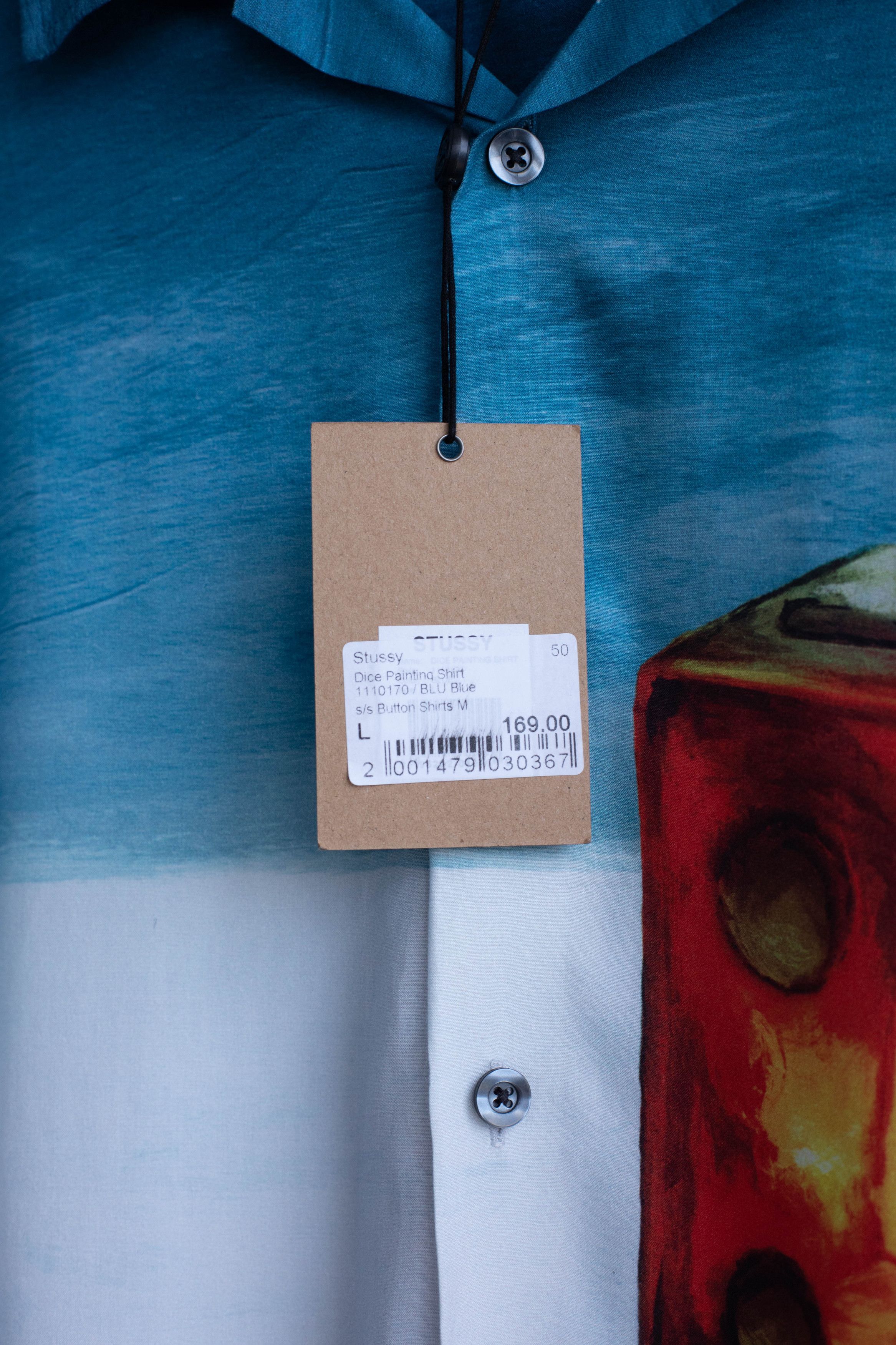 Stussy STUSSY DICE PAINTING SHIRT Size US L / EU 52-54 / 3 - 16 Thumbnail