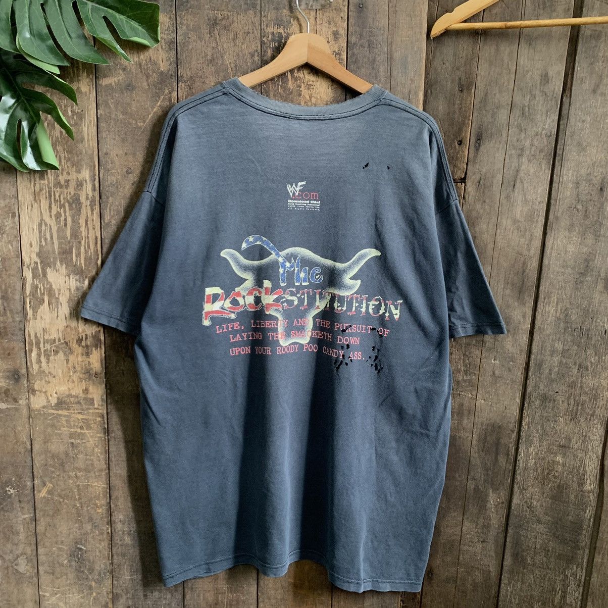 Vintage Distressed The Rock Nation Tshirt