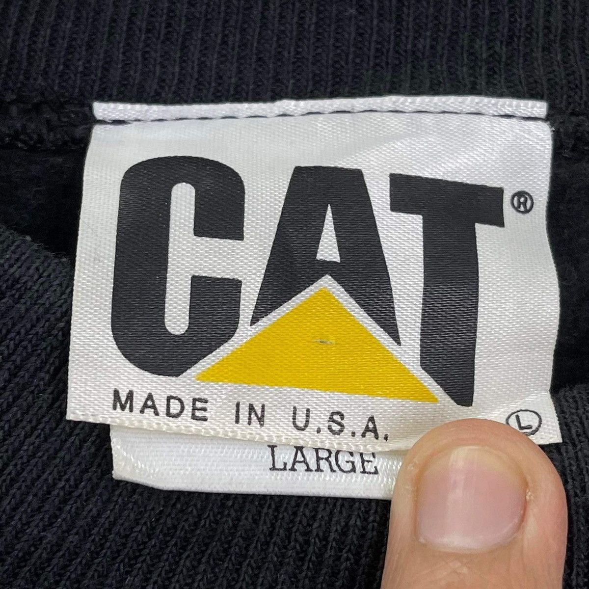 Caterpillar Vintage 90s Caterpillar Big Logo Crewneck Sweatshirt Size L Size US L / EU 52-54 / 3 - 7 Thumbnail