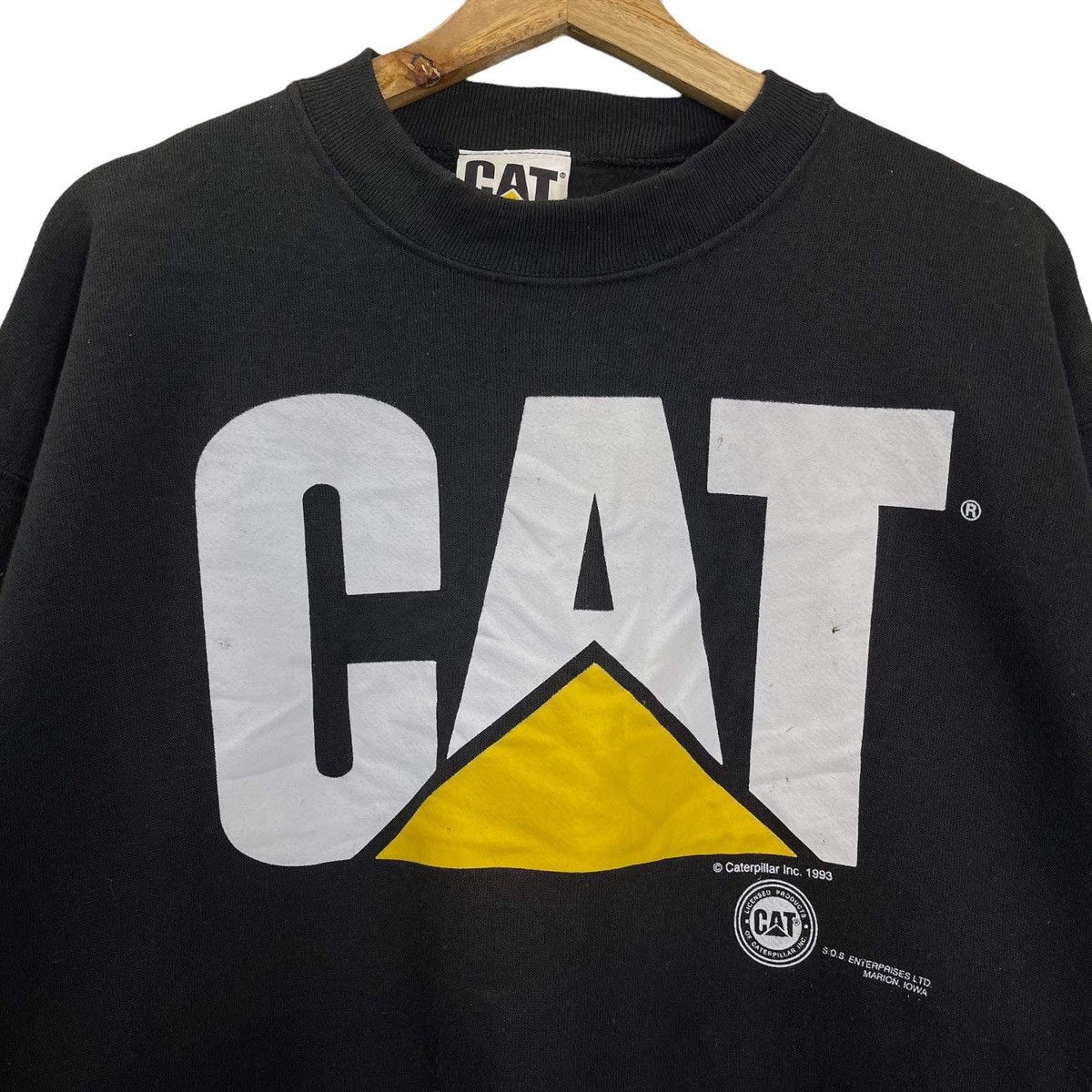 Caterpillar Vintage 90s Caterpillar Big Logo Crewneck Sweatshirt Size L Size US L / EU 52-54 / 3 - 4 Thumbnail