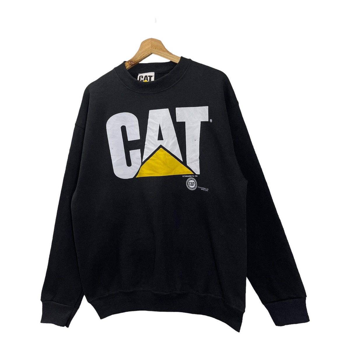 Caterpillar Vintage 90s Caterpillar Big Logo Crewneck Sweatshirt Size L Size US L / EU 52-54 / 3 - 3 Thumbnail