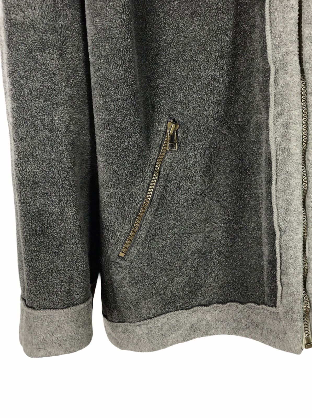 Japanese Brand JEAN JAURES ARGYLE HERRINGBONE KNIT HOODIE Size US L / EU 52-54 / 3 - 5 Thumbnail