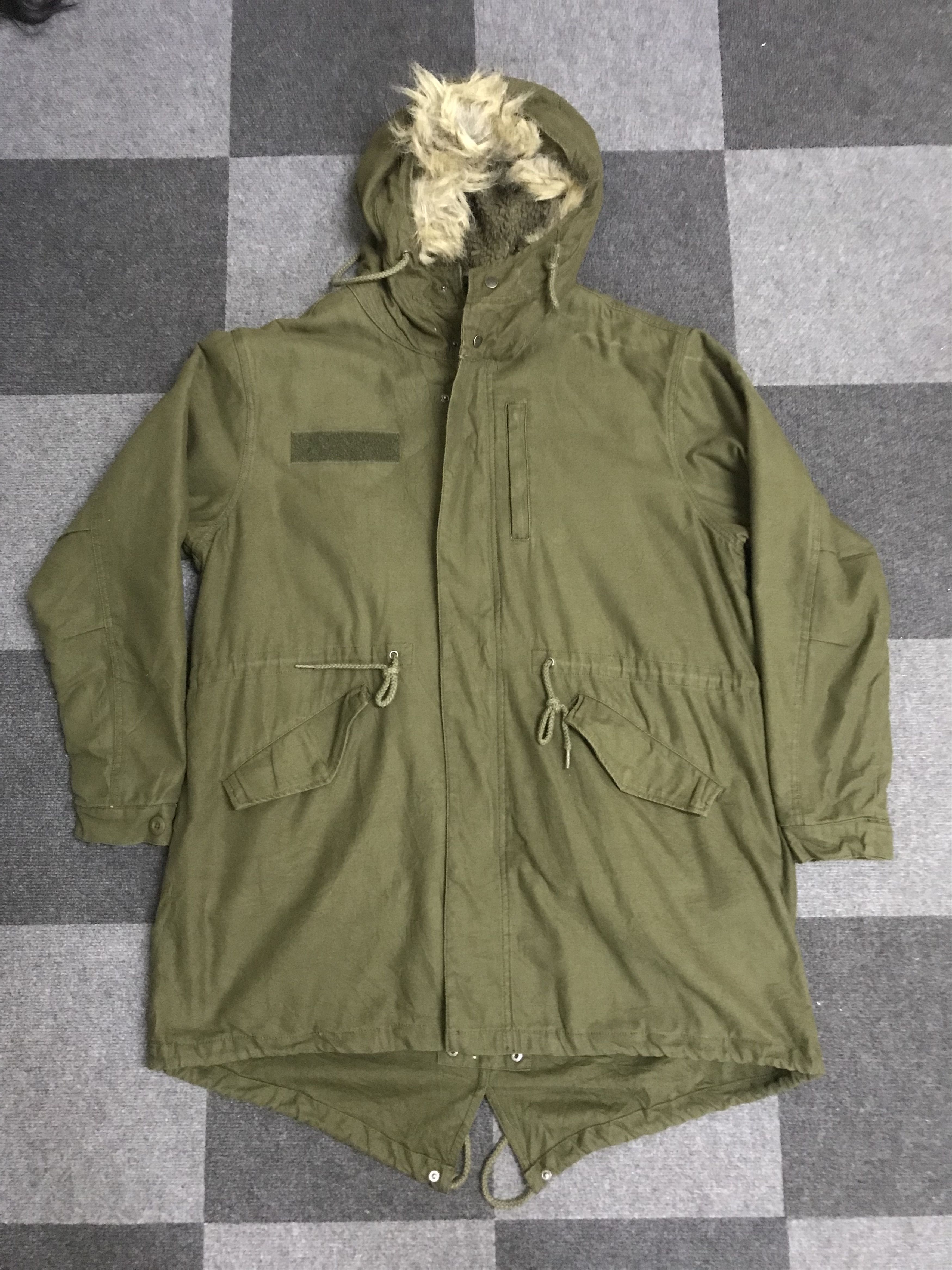 Japanese Brand PAR5 La Beno Military Fish Tail Sherpa Parka Size US L / EU 52-54 / 3 - 2 Thumbnail