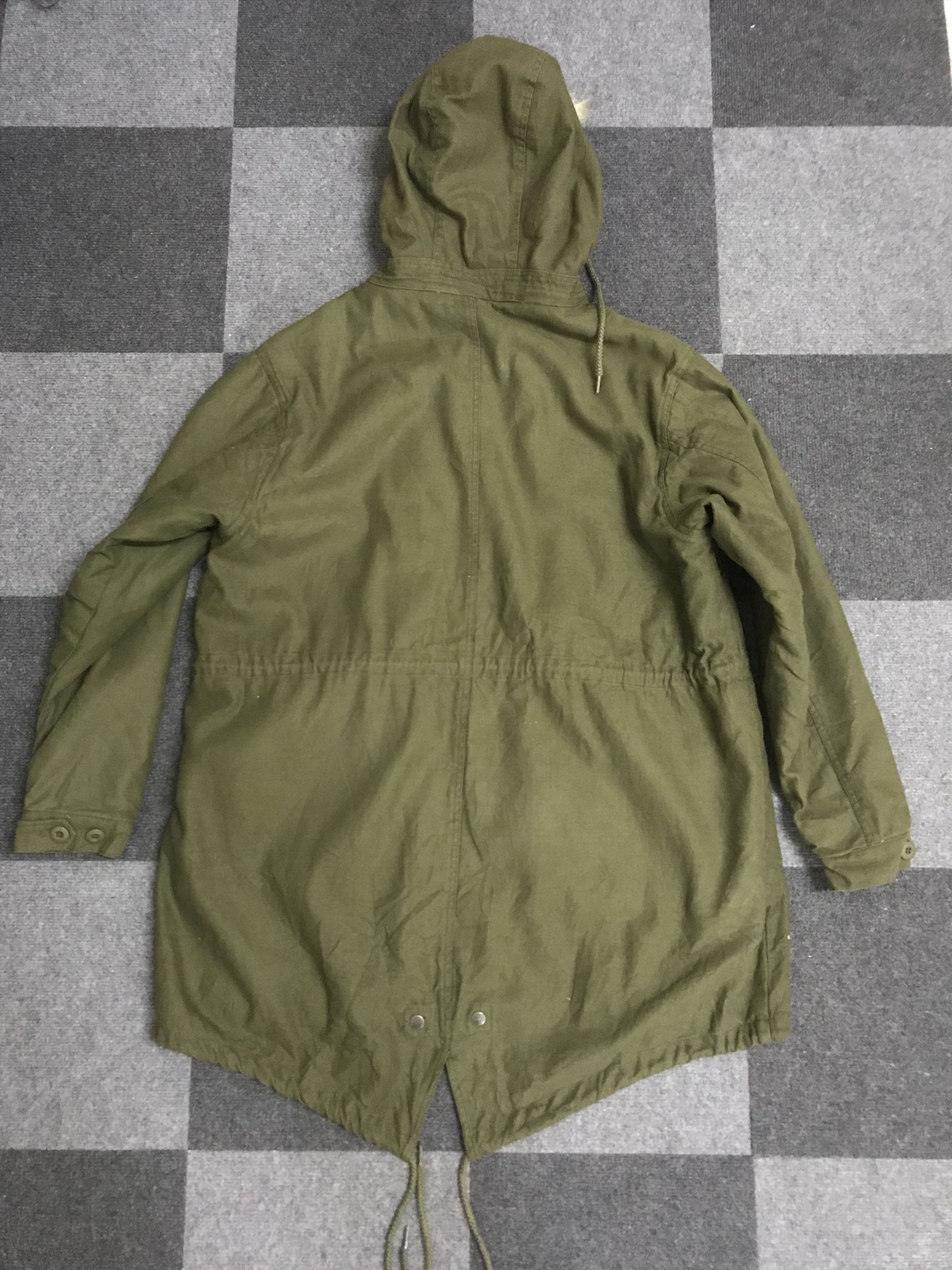 Japanese Brand PAR5 La Beno Military Fish Tail Sherpa Parka Size US L / EU 52-54 / 3 - 9 Thumbnail