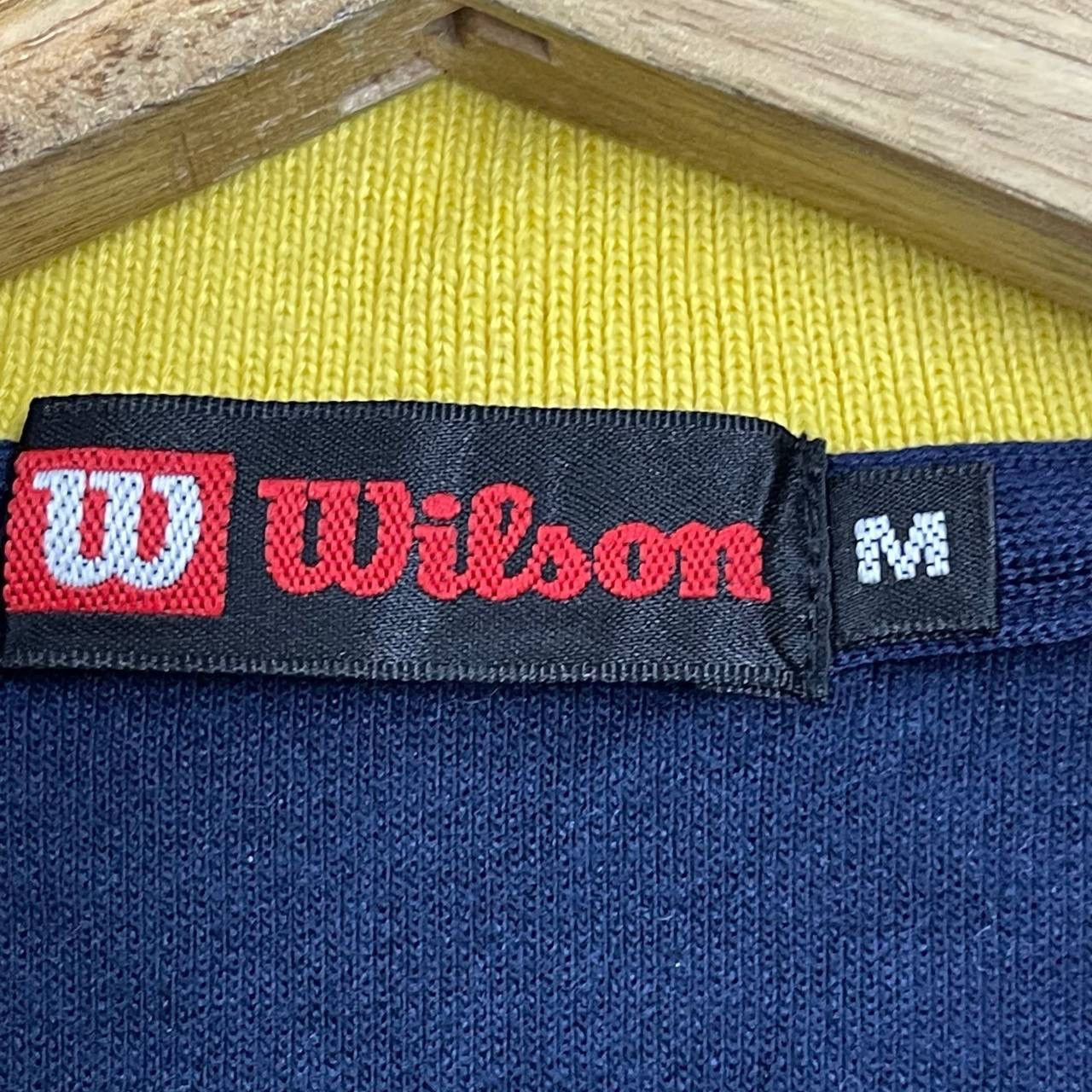 Vintage Vintage 90s Wilson Collar Sweatshirt Size M Size US M / EU 48-50 / 2 - 10 Thumbnail