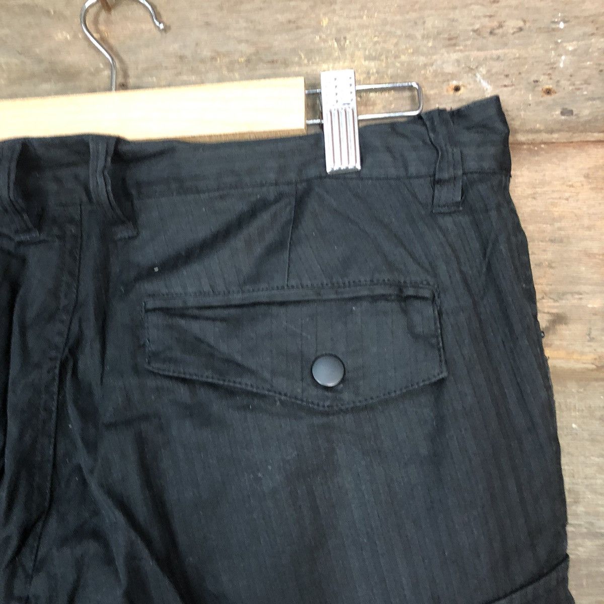 Japanese Brand DL Lasu Homme Black Multipocket Tactical Cargo Pants #1887 Size US 32 / EU 48 - 14 Thumbnail