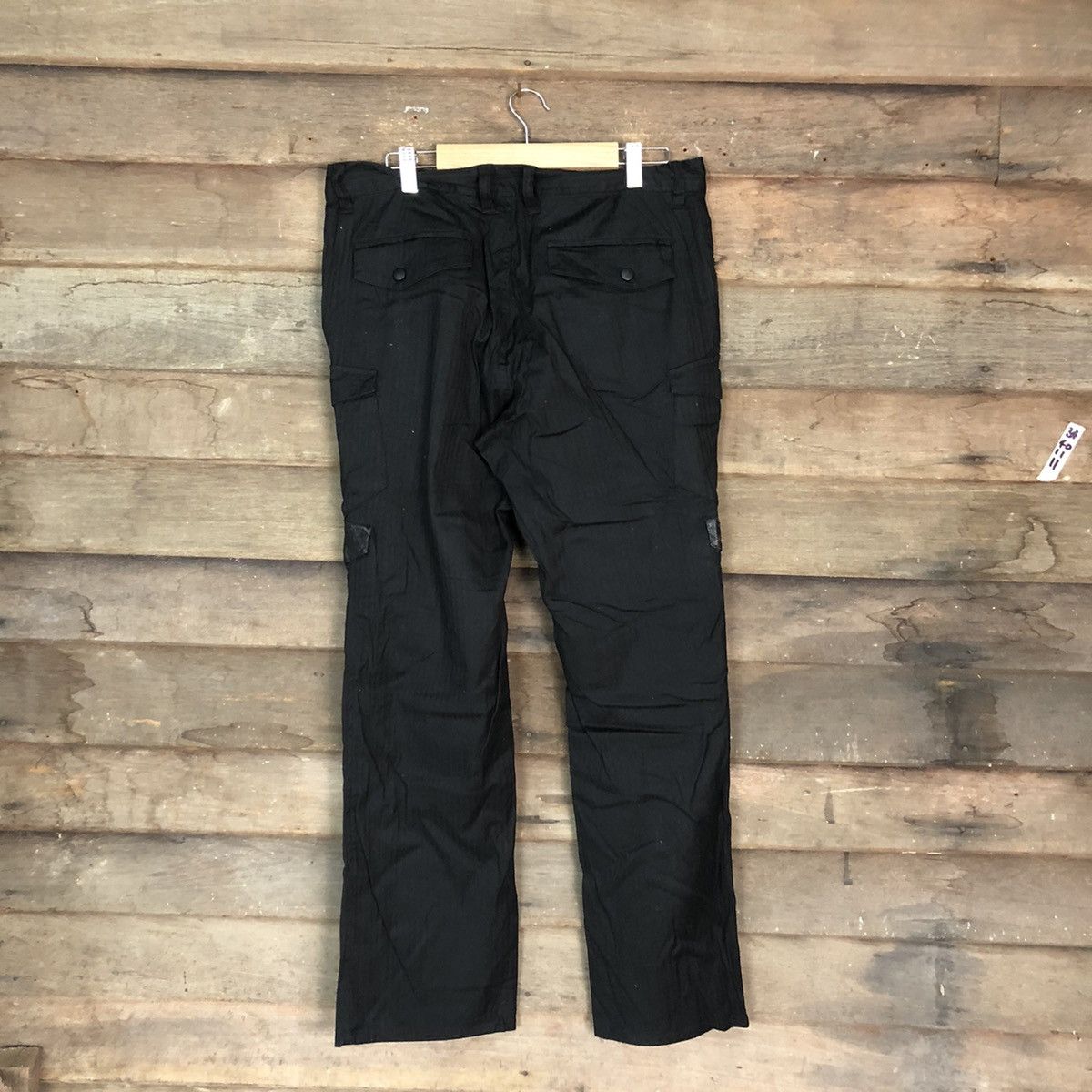 Japanese Brand DL Lasu Homme Black Multipocket Tactical Cargo Pants #1887 Size US 32 / EU 48 - 10 Thumbnail