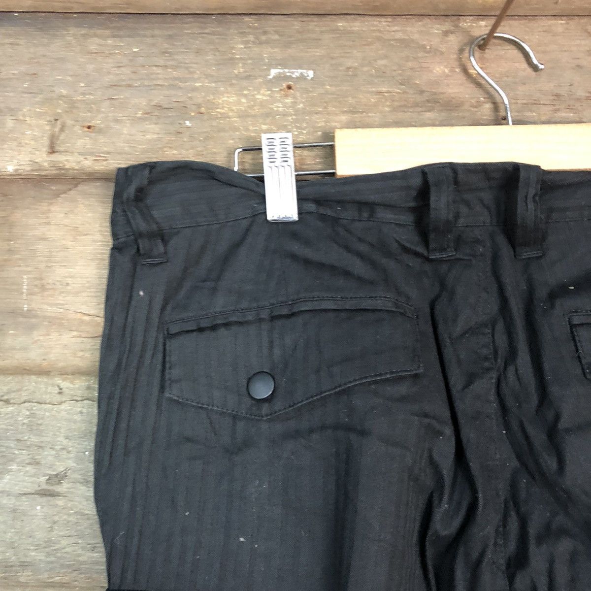 Japanese Brand DL Lasu Homme Black Multipocket Tactical Cargo Pants #1887 Size US 32 / EU 48 - 13 Thumbnail