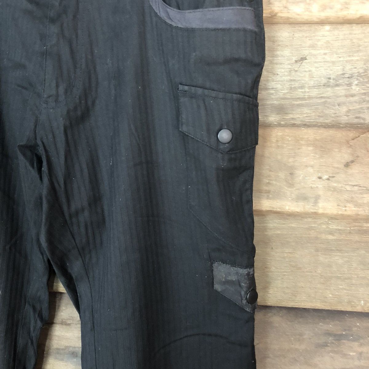 Japanese Brand DL Lasu Homme Black Multipocket Tactical Cargo Pants #1887 Size US 32 / EU 48 - 7 Thumbnail