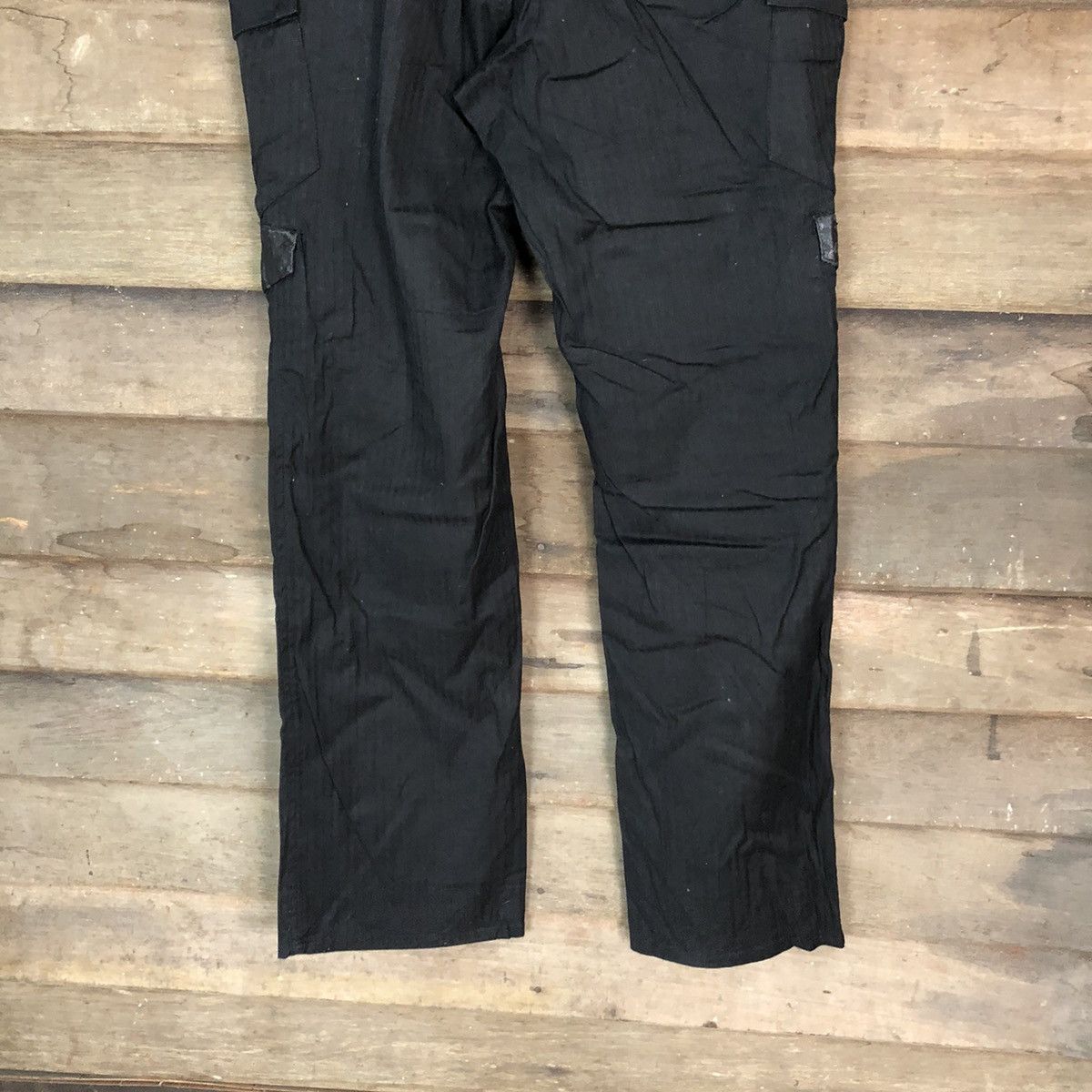 Japanese Brand DL Lasu Homme Black Multipocket Tactical Cargo Pants #1887 Size US 32 / EU 48 - 12 Thumbnail
