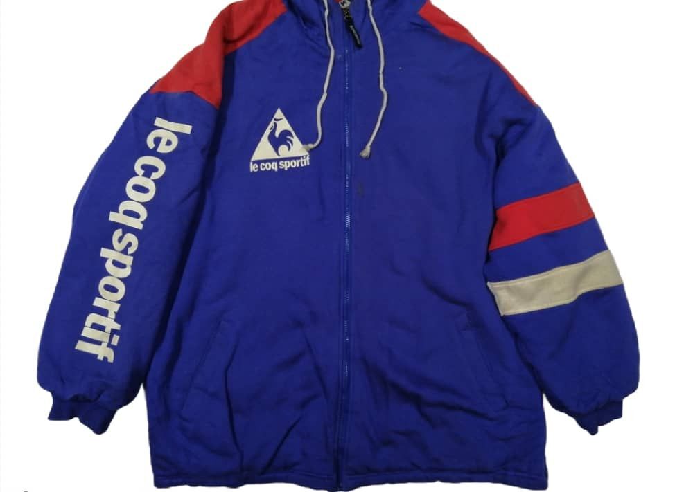 Le Coq Sportif × Vintage Le Coq Sportif Hoodie Sweater Oversized Size US XL / EU 56 / 4 - 5 Thumbnail