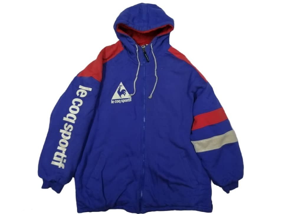 Le Coq Sportif × Vintage Le Coq Sportif Hoodie Sweater Oversized Size US XL / EU 56 / 4 - 2 Thumbnail