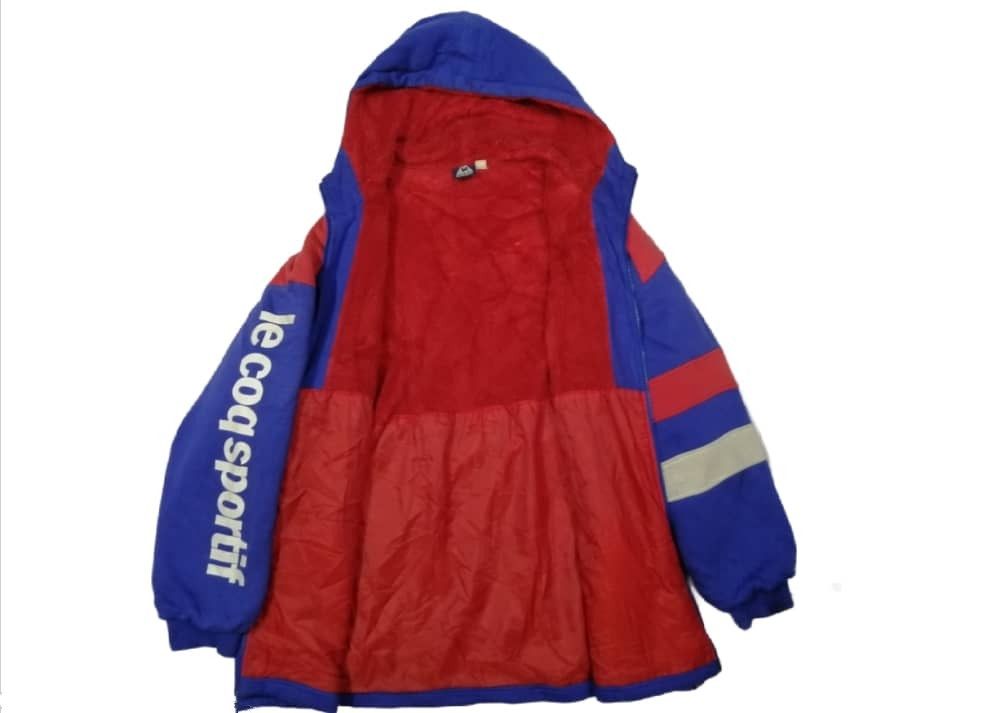 Le Coq Sportif × Vintage Le Coq Sportif Hoodie Sweater Oversized Size US XL / EU 56 / 4 - 3 Thumbnail