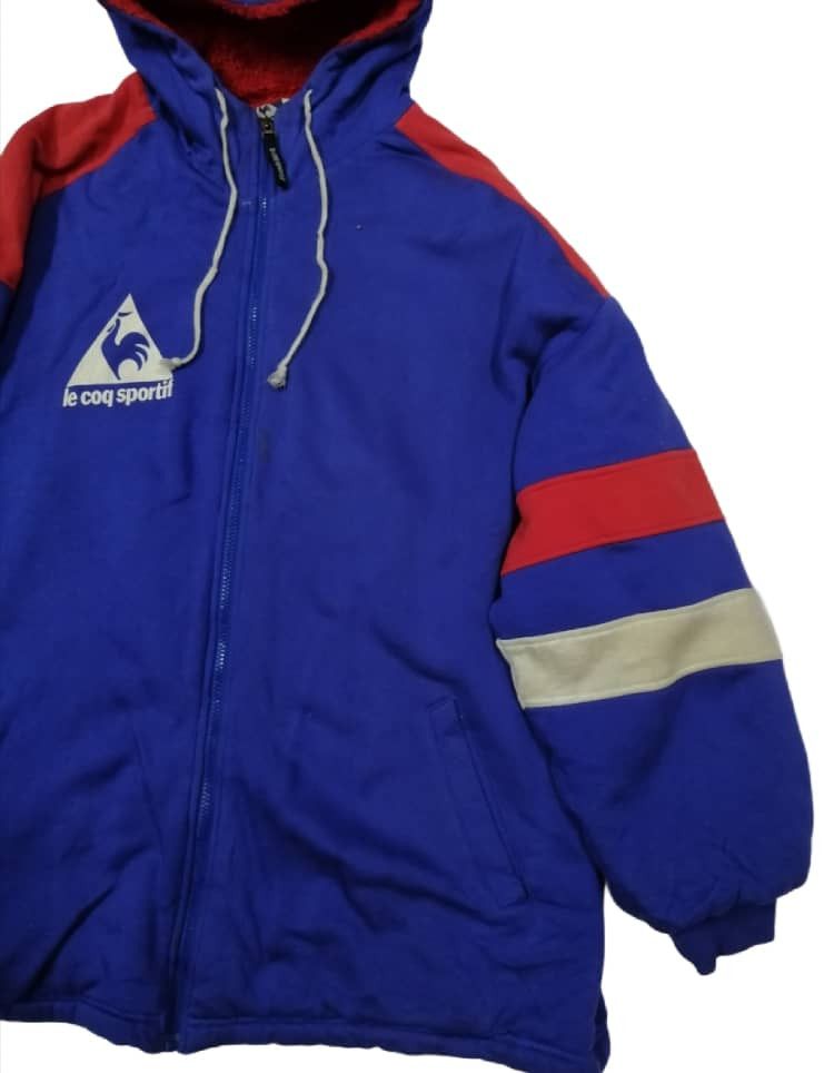 Le Coq Sportif × Vintage Le Coq Sportif Hoodie Sweater Oversized Size US XL / EU 56 / 4 - 7 Thumbnail