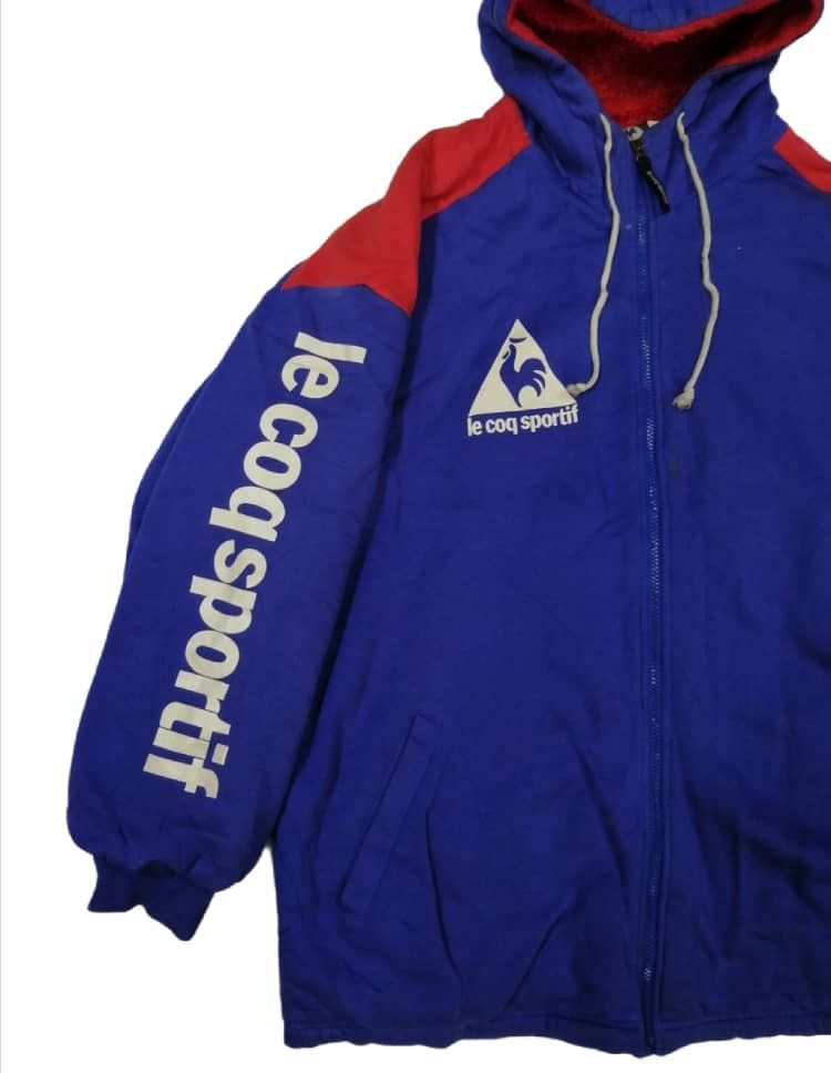 Le Coq Sportif × Vintage Le Coq Sportif Hoodie Sweater Oversized Size US XL / EU 56 / 4 - 6 Thumbnail