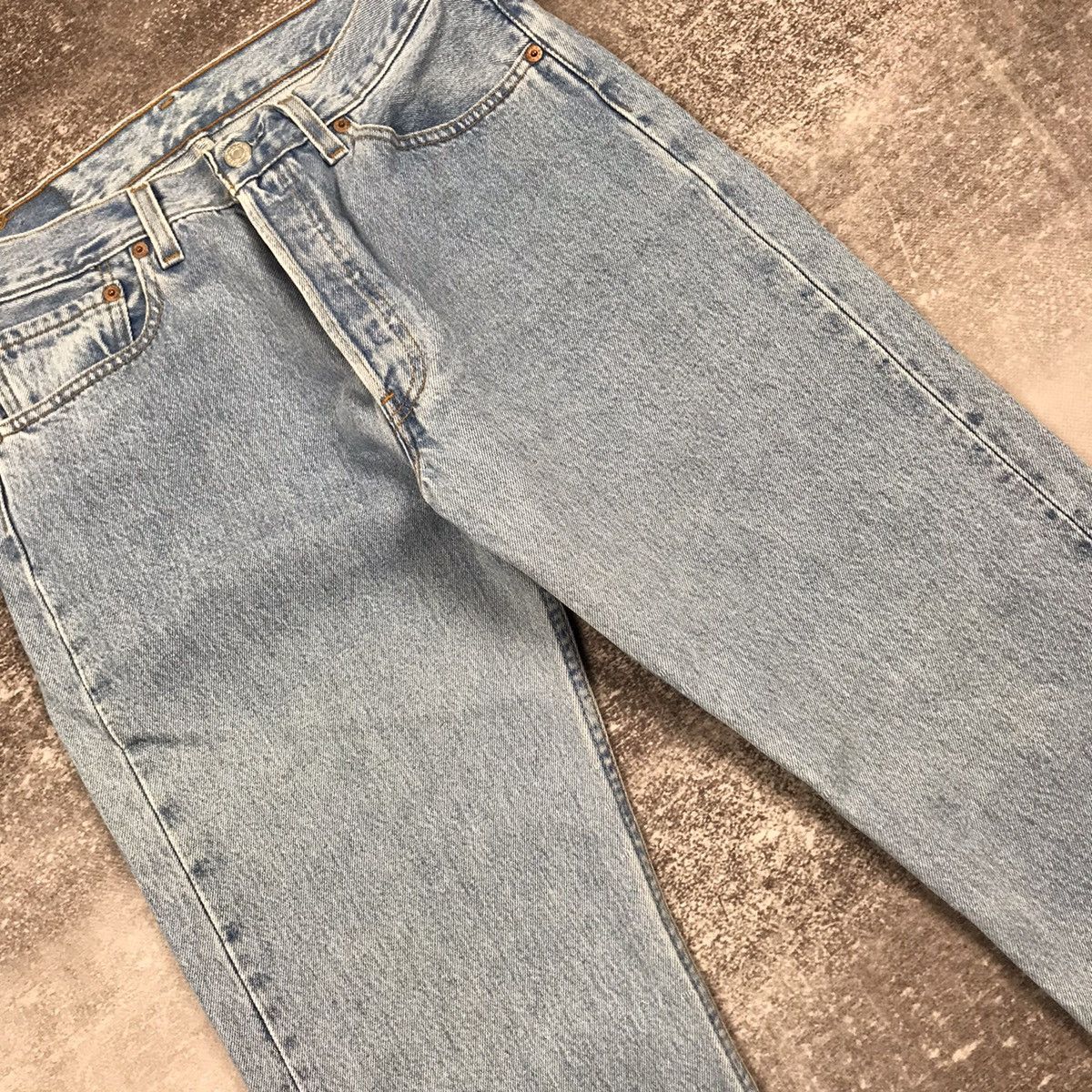 Levi's Vintage 90’s Levis 501 Made in USA Denim Jeans Size US 32 / EU 48 - 10 Thumbnail