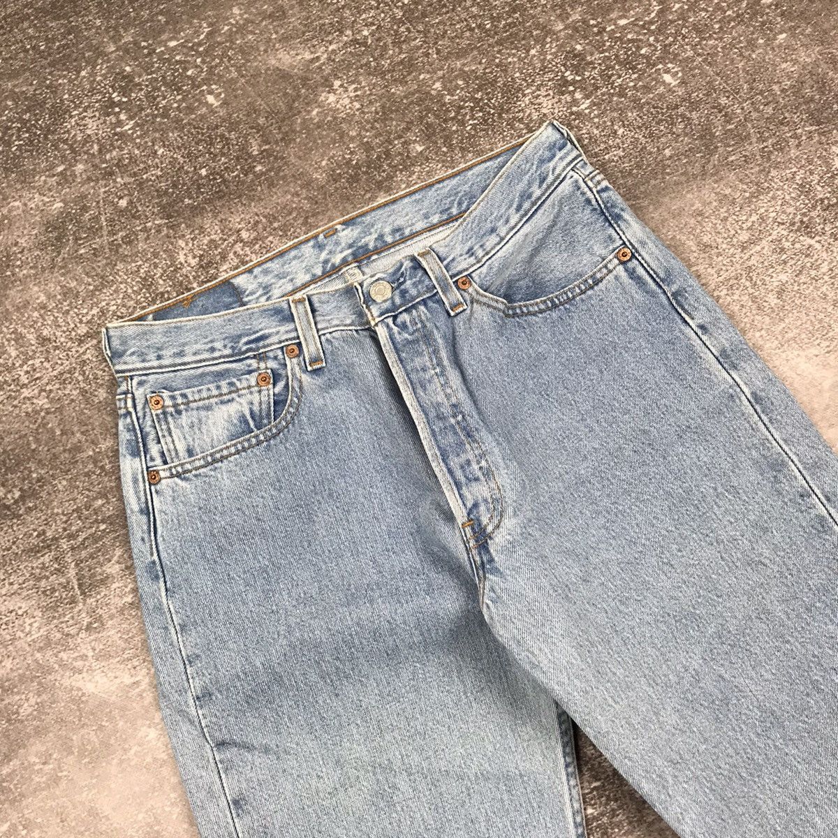 Levi's Vintage 90’s Levis 501 Made in USA Denim Jeans Size US 32 / EU 48 - 7 Thumbnail