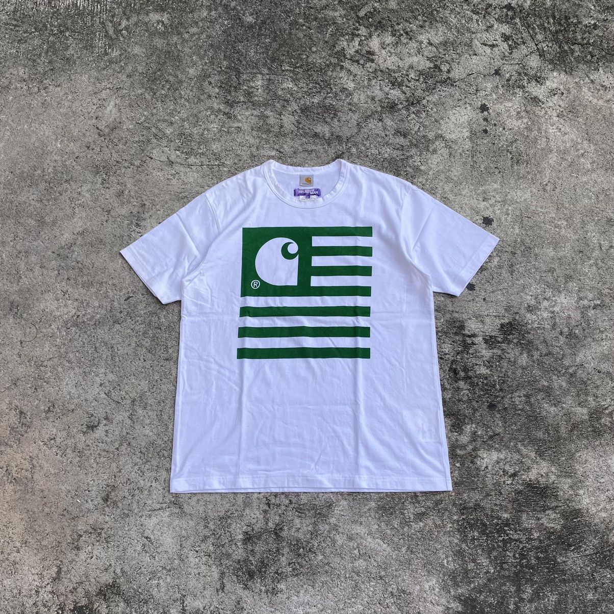 image of Carhartt - Junya Watanabe - Collab Tee in White, Men's (Size Medium)
