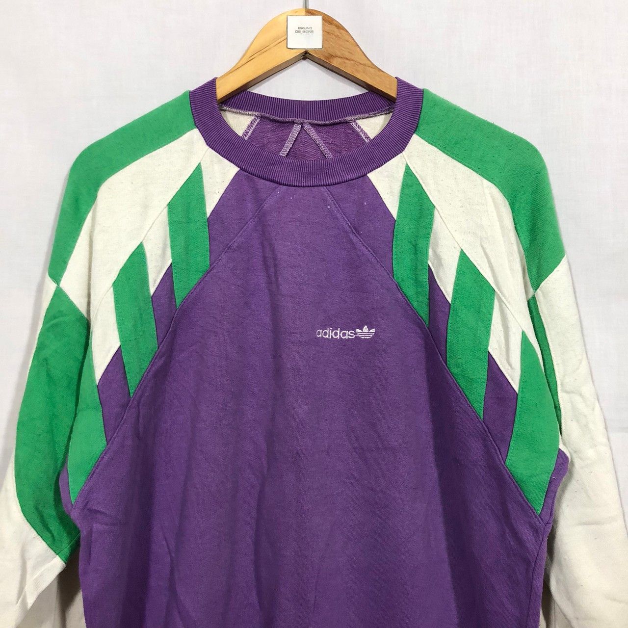 Vintage 90's ADIDAS Sweater Evangelion Color