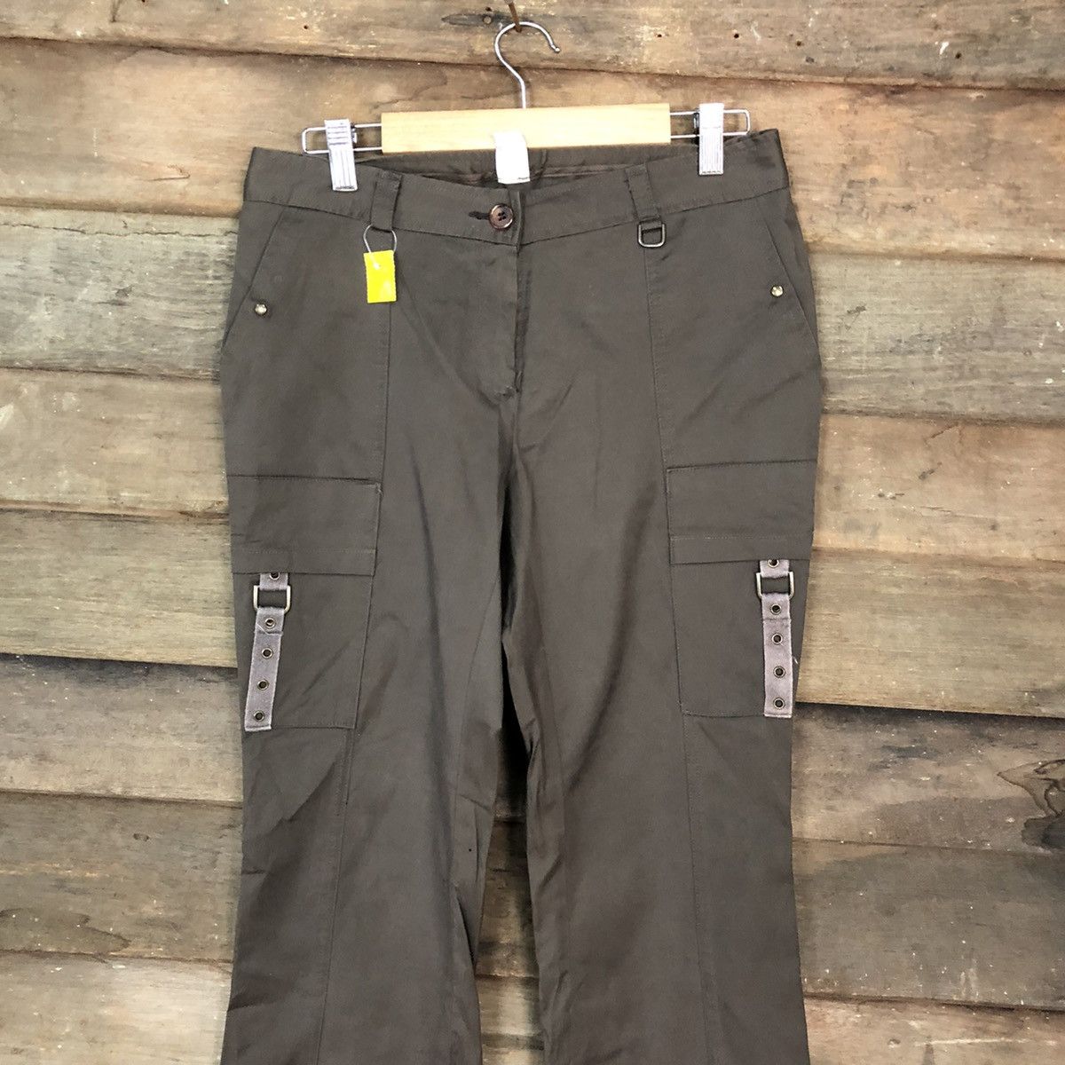 Japanese Brand Daiho Brown multipocket tactical Cargo Pants #3403 Size 29" - 2 Thumbnail