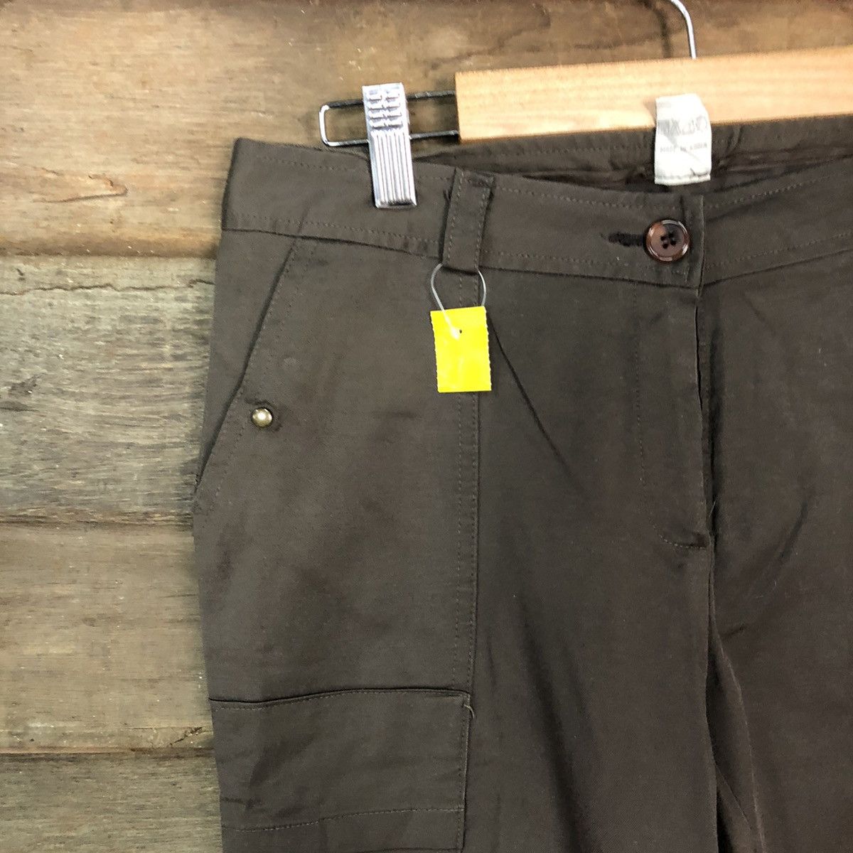 Japanese Brand Daiho Brown multipocket tactical Cargo Pants #3403 Size 29" - 4 Thumbnail