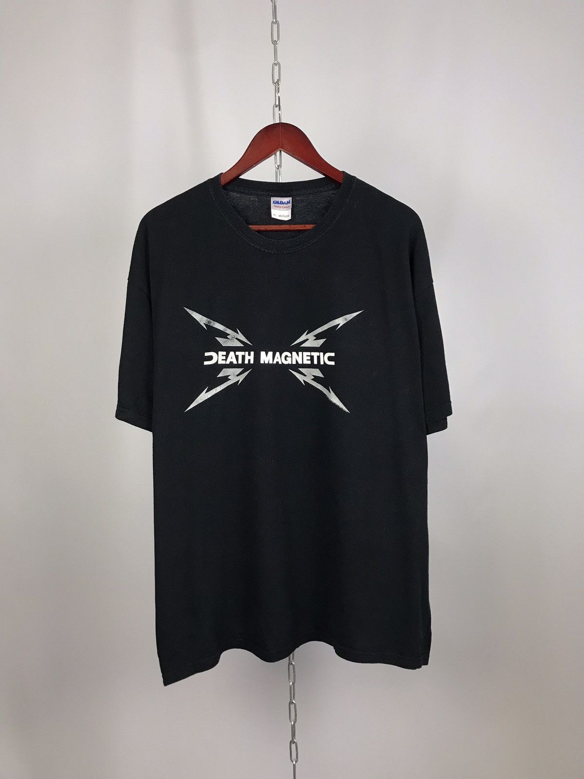 Band Tees Metallica Death Magnetic 2006 vintage rock band tee Size US XL / EU 56 / 4 - 1 Thumbnail