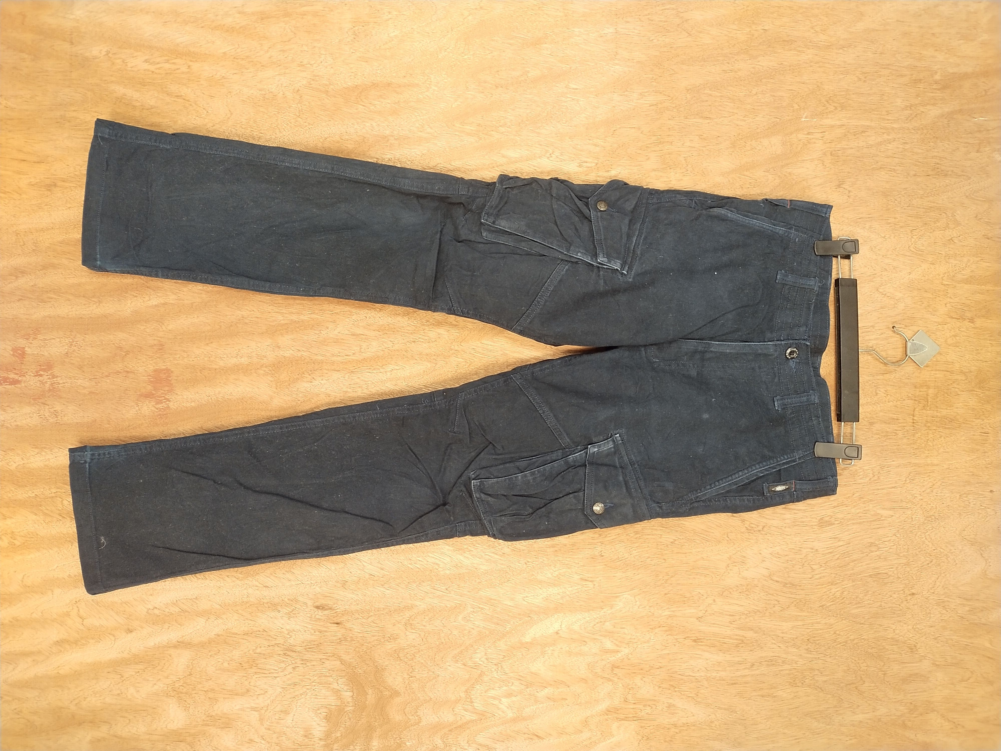 image of Vintage Geride Japan Multipocket Tactical Black Cargo Pants S134, Men's (Size 31)