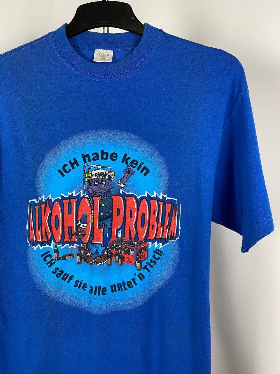 Band Tees × Other Alkohol problem humor band tee blue big logo Tshirts size L Size US L / EU 52-54 / 3 - 2 Thumbnail