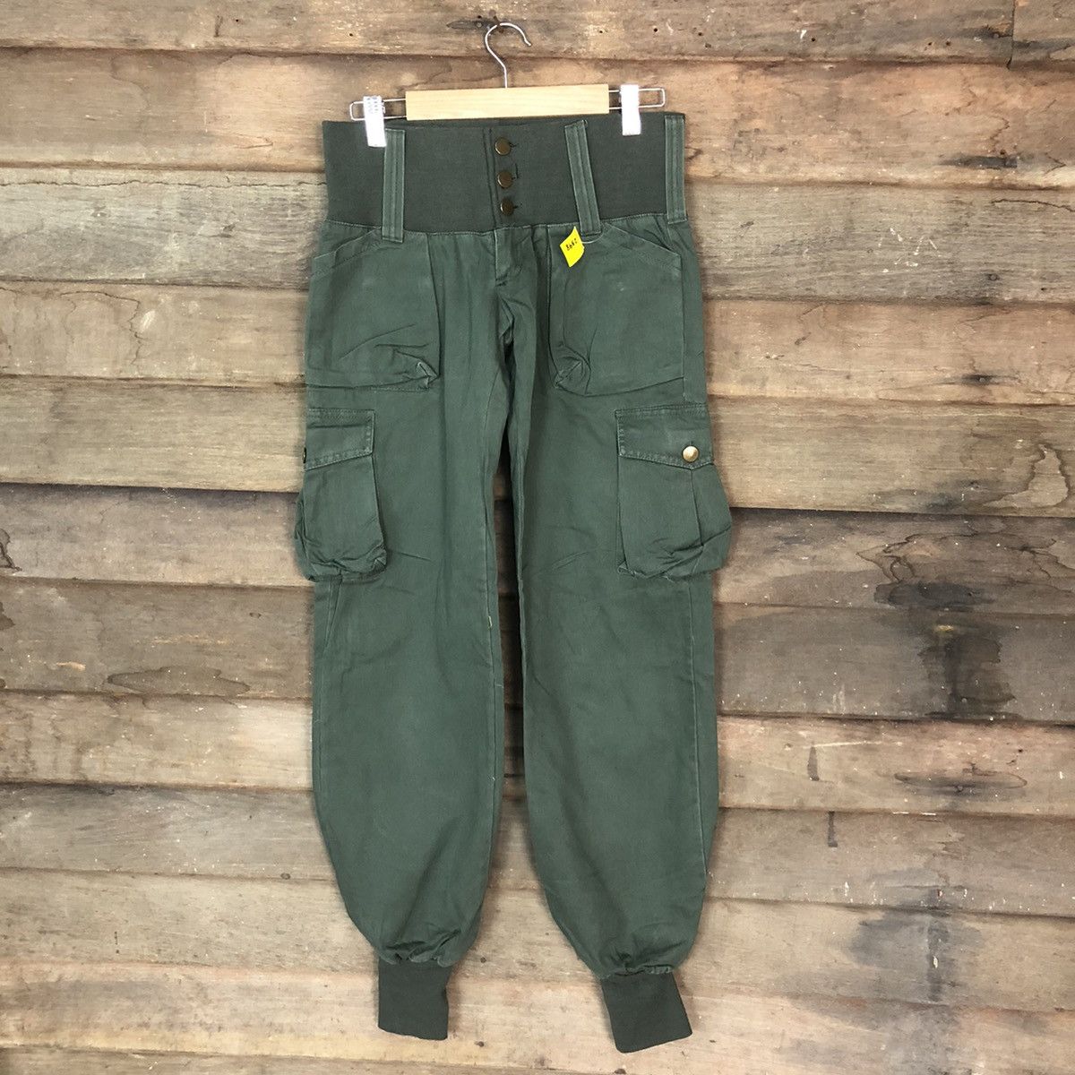 DL Japan jogger multipocket tactical Green Cargo Pants #2398