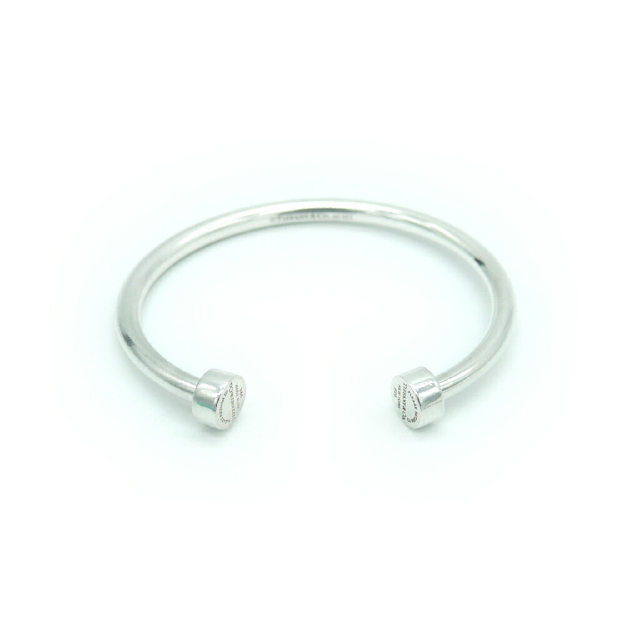 Tiffany & Co. TIFFANY & Co. Tiffany return toe narrow circle edge cuff ...