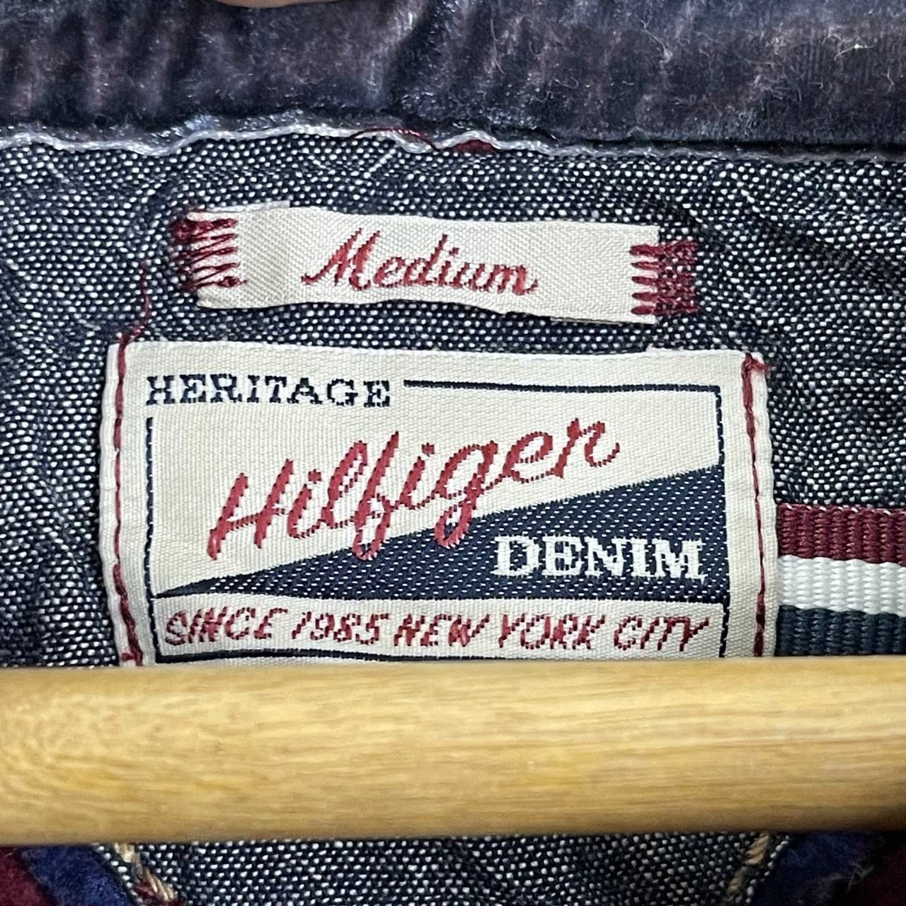Tommy Hilfiger Vintage 90s Tommy Hilfiger Haritage Zipper Hoodie Size L Size US M / EU 48-50 / 2 - 8 Thumbnail