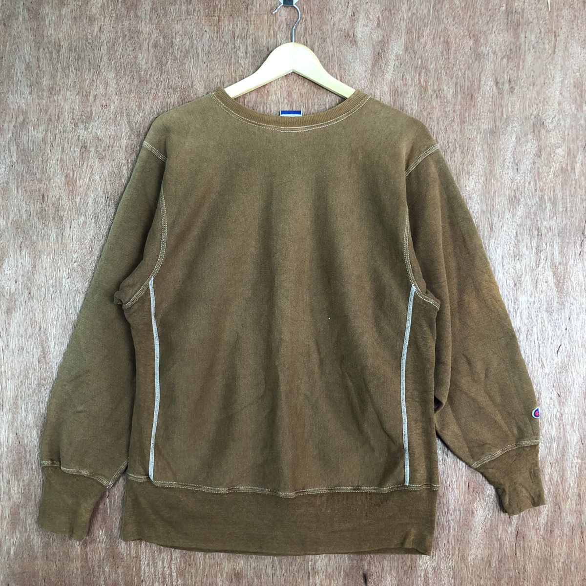 Champion × Vintage Champion Brown vintage Faded Sweatshirt #6011 Size US L / EU 52-54 / 3 - 3 Thumbnail