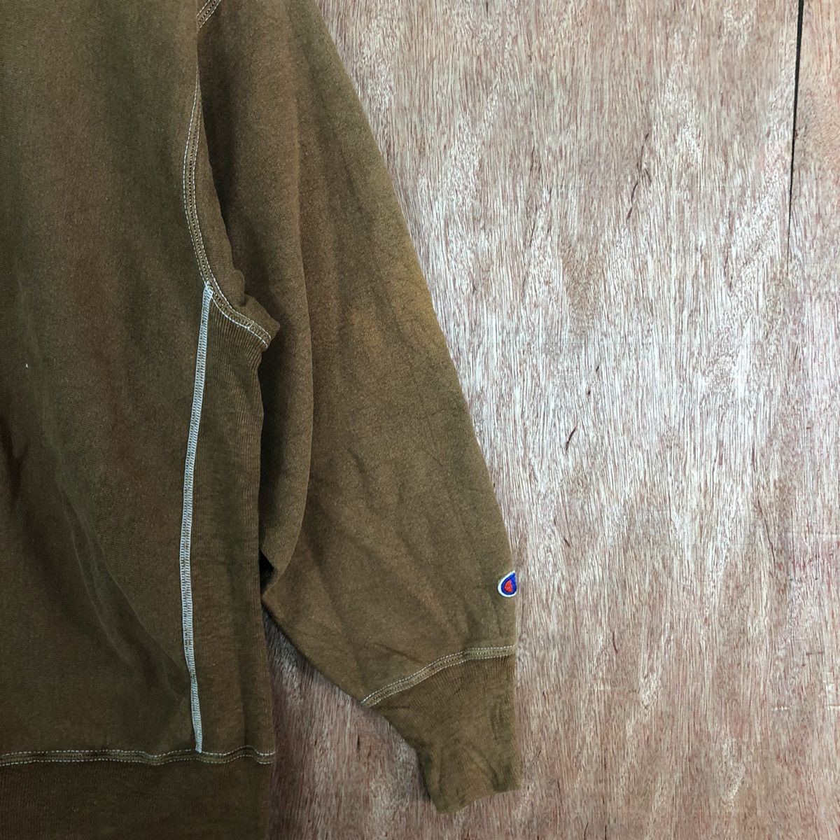 Champion × Vintage Champion Brown vintage Faded Sweatshirt #6011 Size US L / EU 52-54 / 3 - 5 Thumbnail