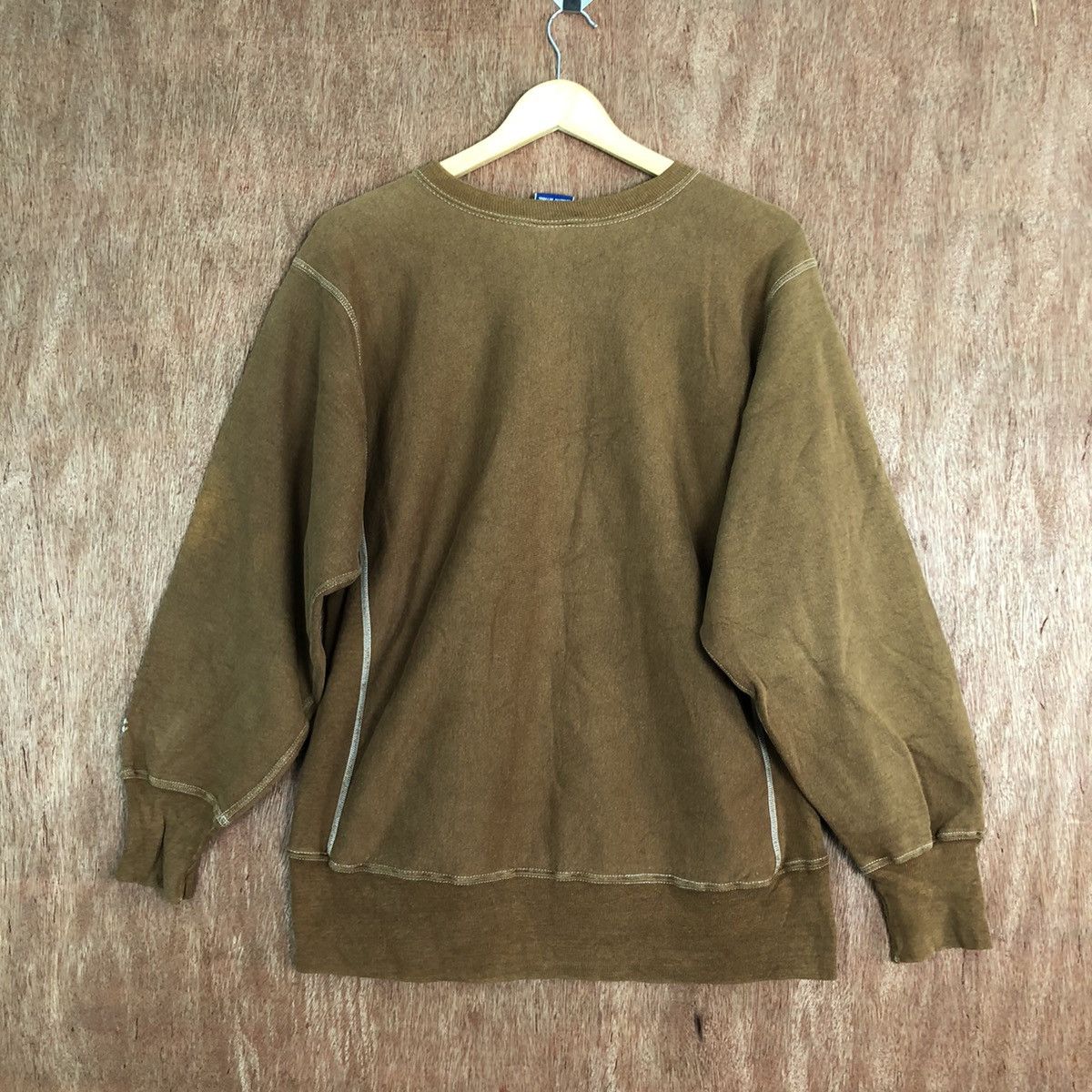 Champion × Vintage Champion Brown vintage Faded Sweatshirt #6011 Size US L / EU 52-54 / 3 - 12 Thumbnail