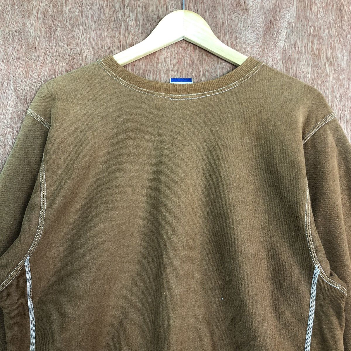 Champion × Vintage Champion Brown vintage Faded Sweatshirt #6011 Size US L / EU 52-54 / 3 - 8 Thumbnail